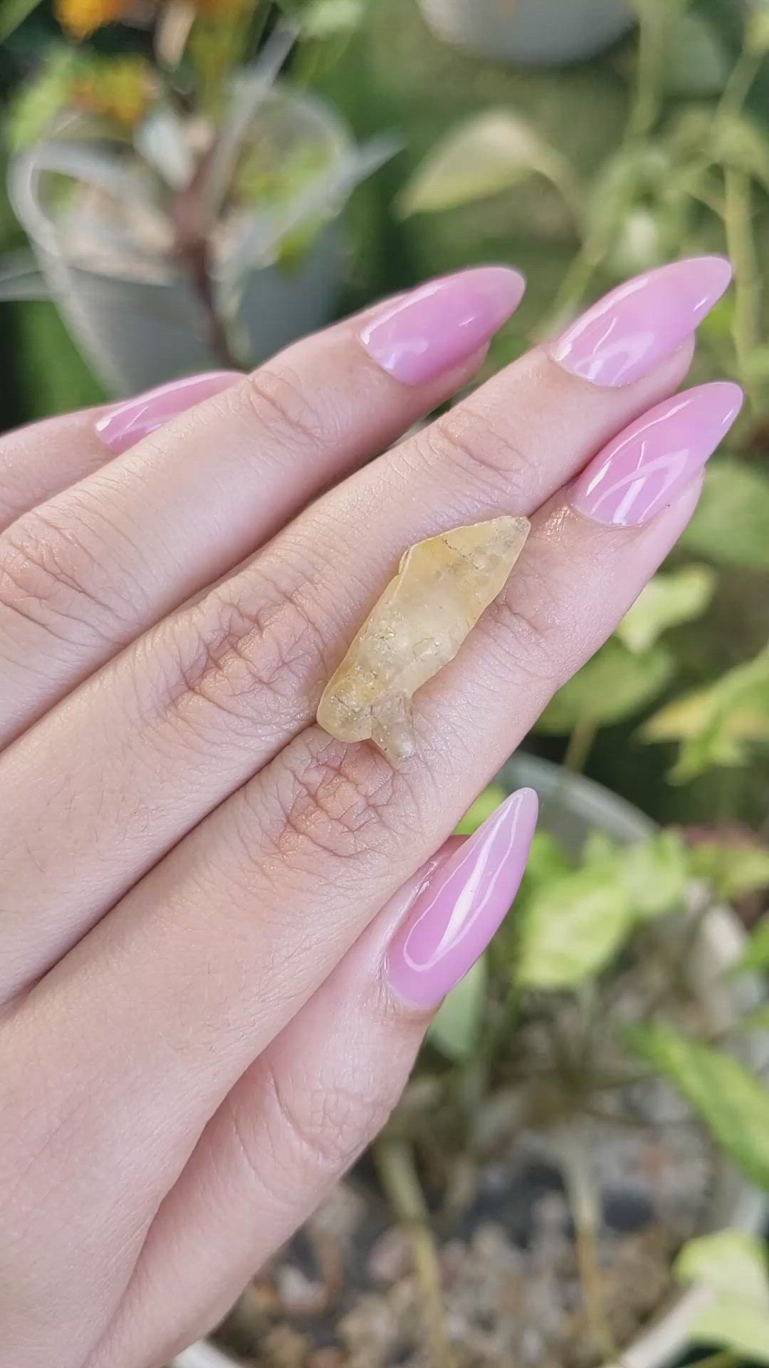 13.84 Ct. Yellow Sapphire Crystal from Ceylon (Sri Lanka) Size Video