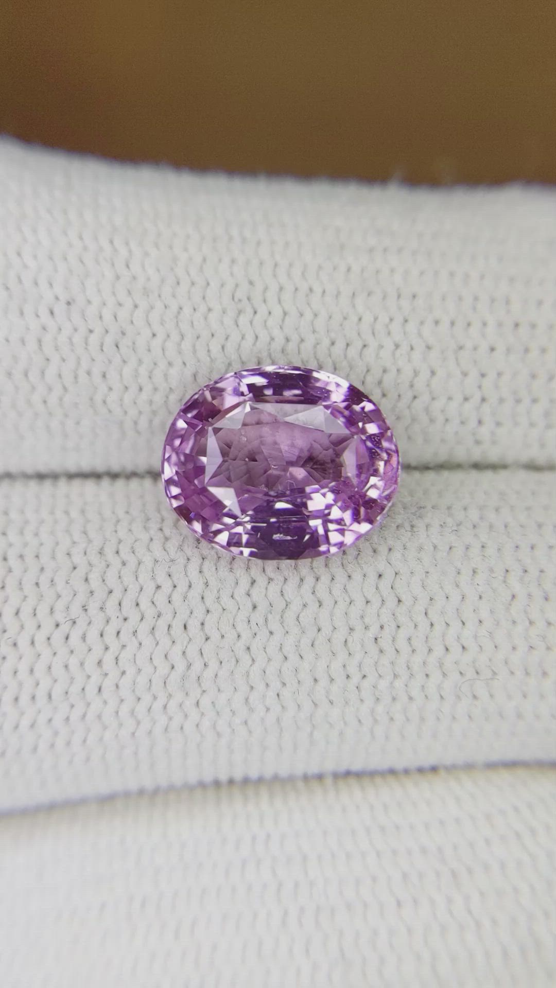 5.06 Ct. Purple Sapphire from Ceylon (Sri Lanka) Size Video