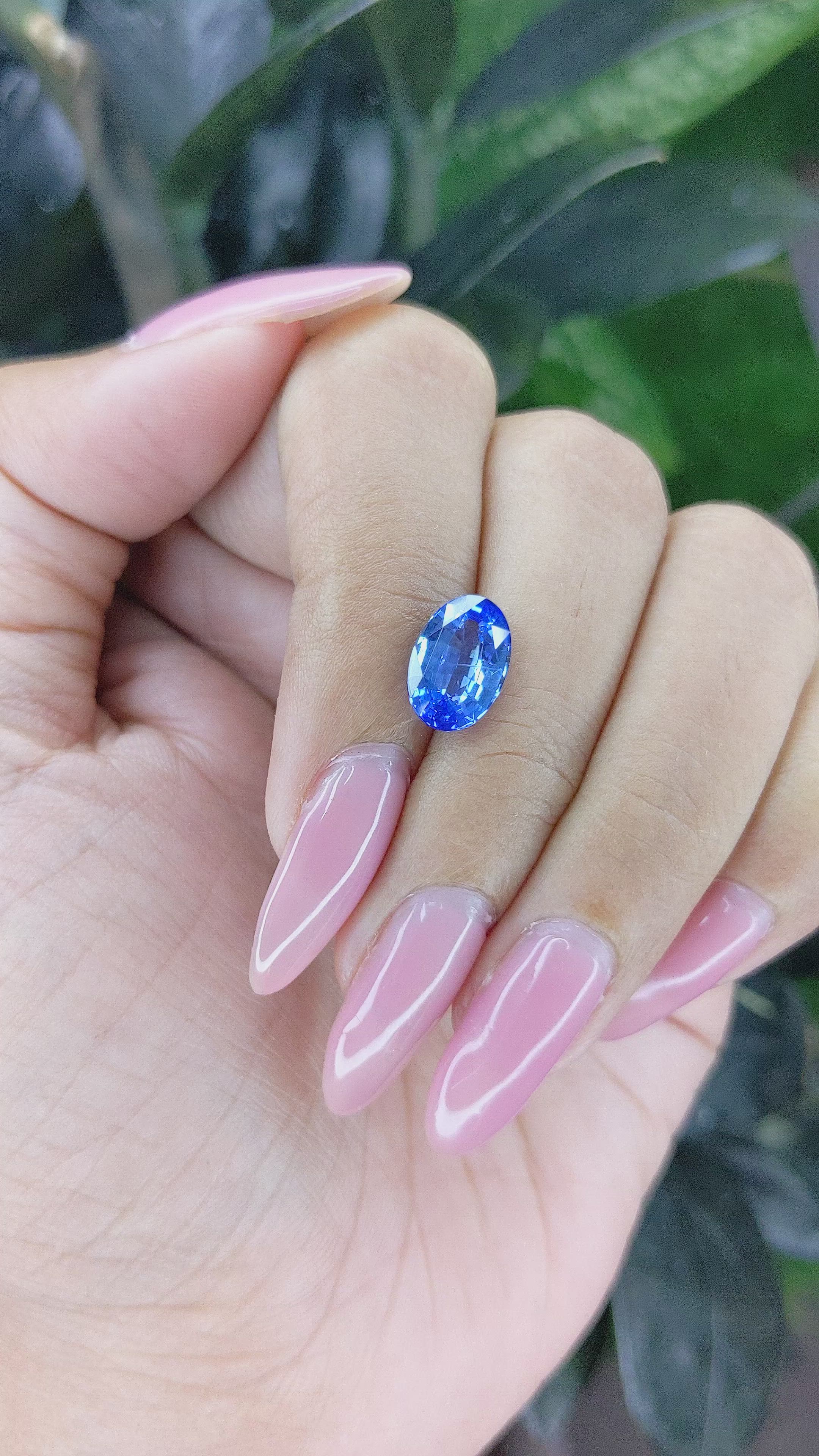 3.01 Ct. Blue Sapphire from Ceylon (Sri Lanka) Size Video