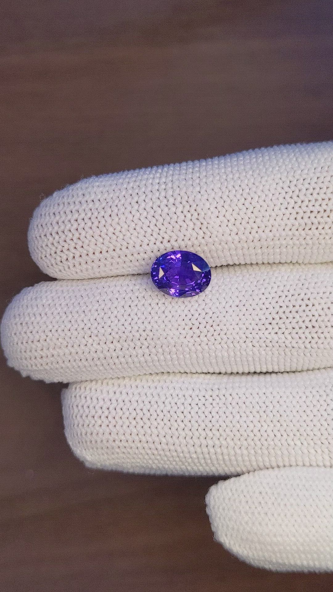 3.54 Ct. Color Change Sapphire from Ceylon (Sri Lanka) Size Video