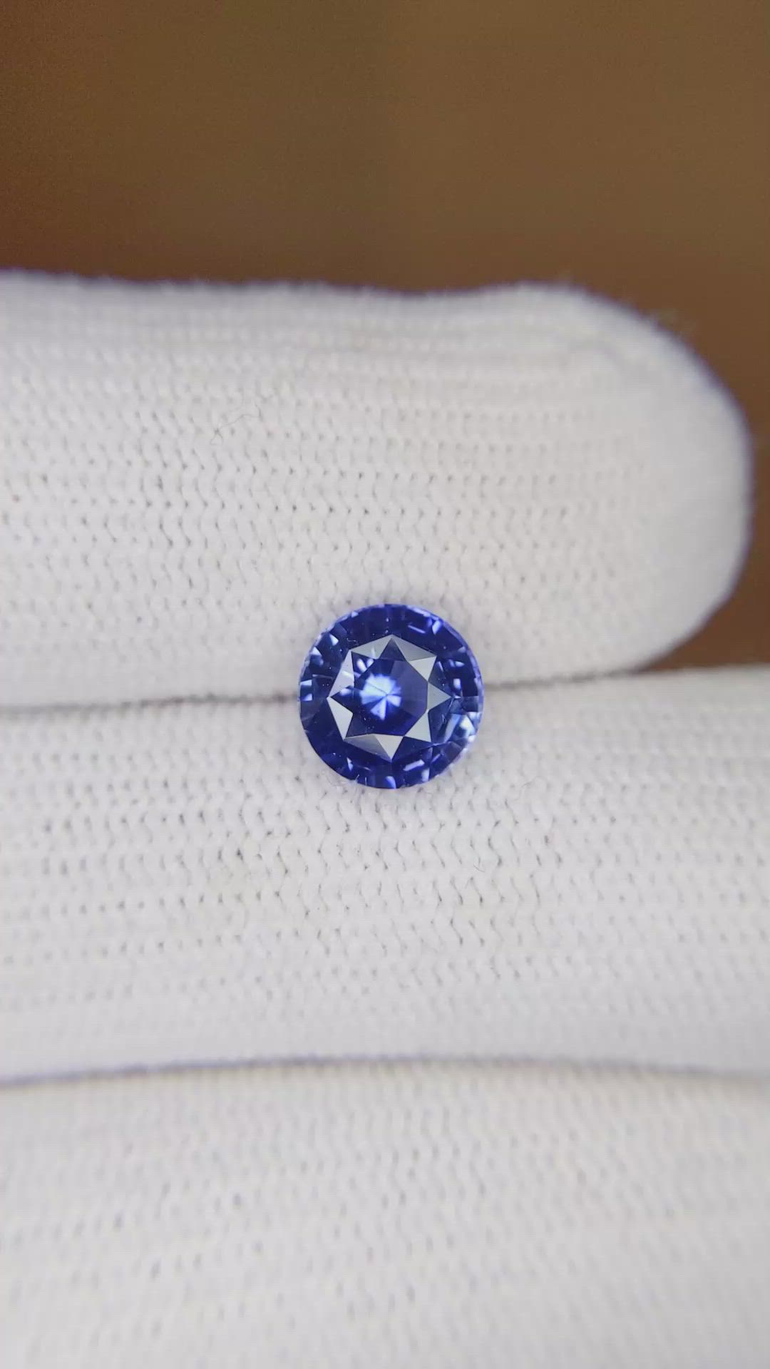 2.02 Ct. Blue Sapphire from Ceylon (Sri Lanka) Size Video