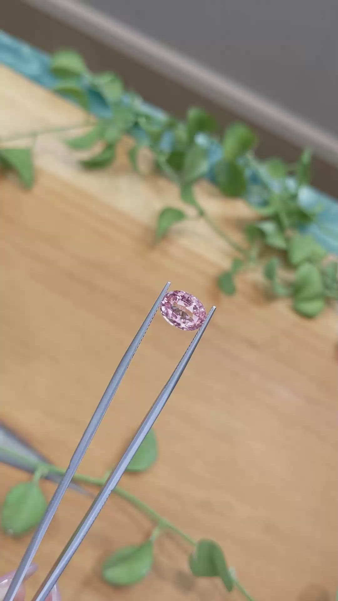 3.11 Ct. Padparadscha Sapphire from Madagascar Size Video