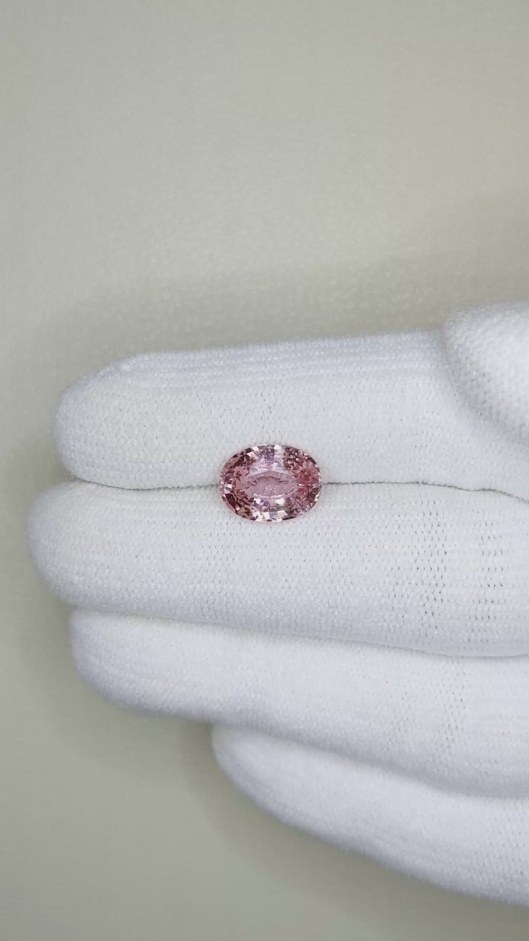 3.11 Ct. Padparadscha Sapphire from Madagascar Size Video