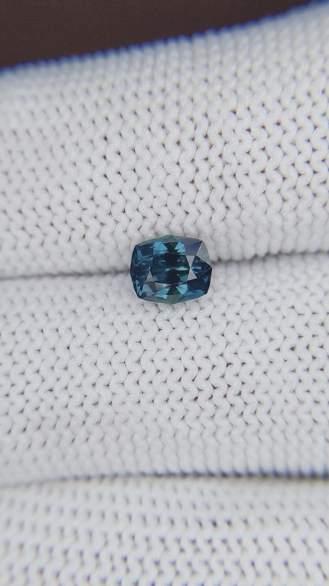 1.19 Ct. Greenish Blue Sapphire from Madagascar Size Video