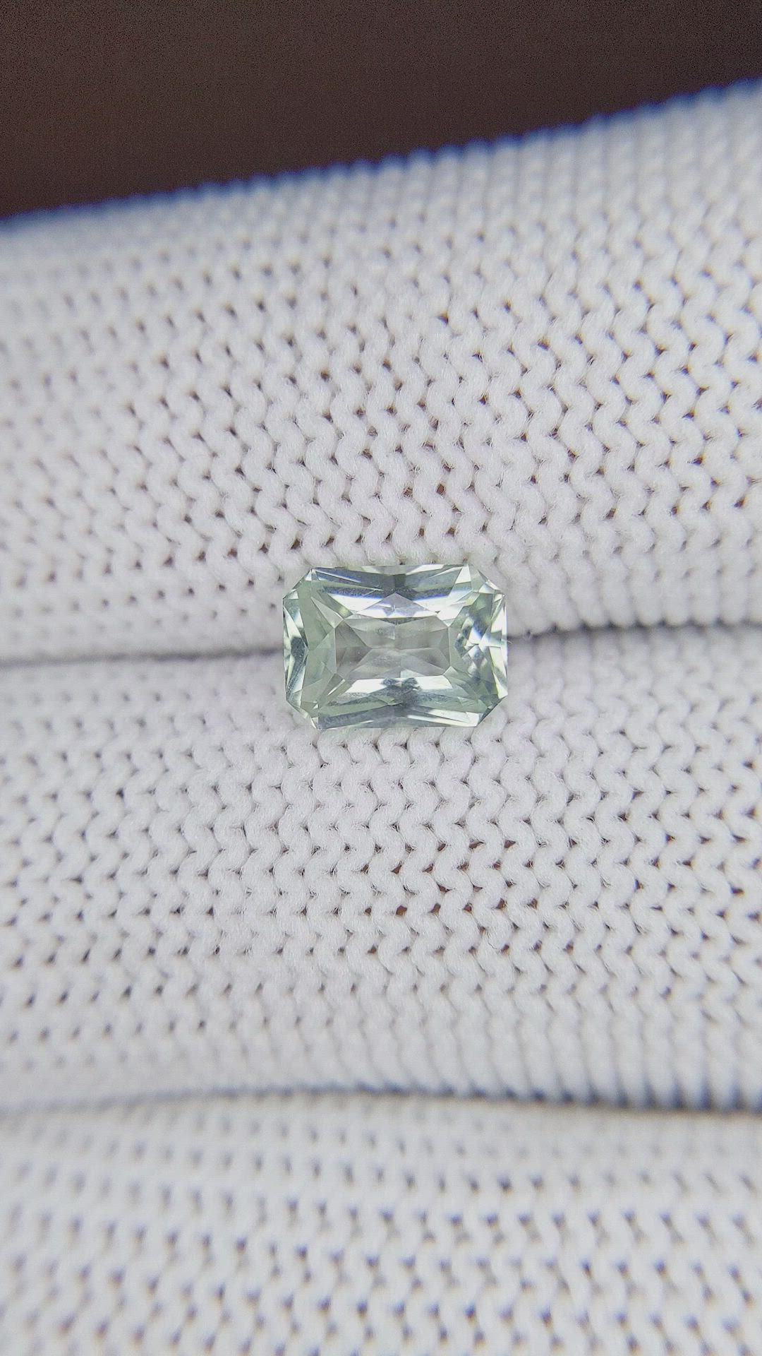 1.58 Ct. Green Sapphire from Madagascar Size Video