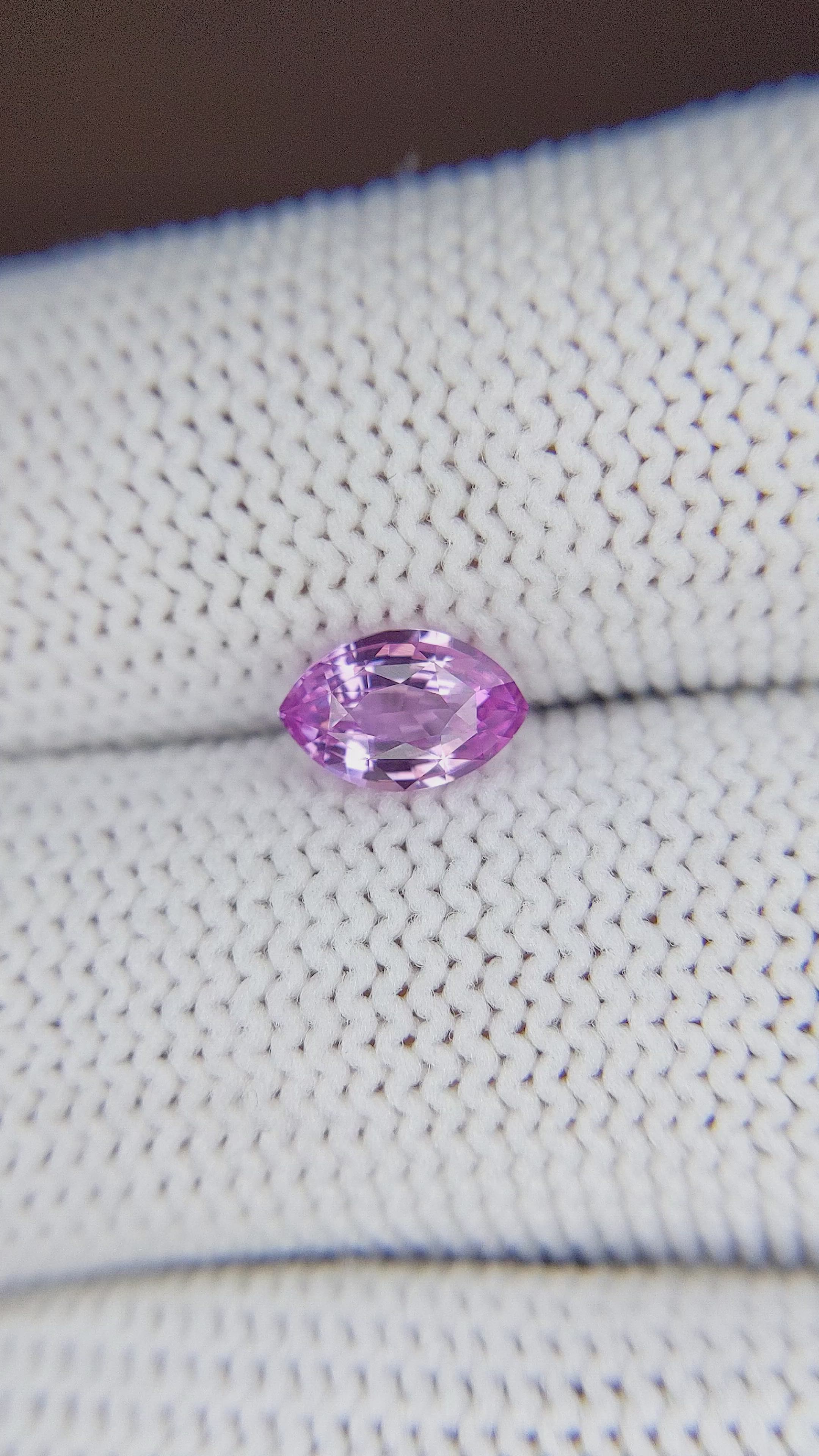 1.02 Ct. Purple Sapphire from Madagascar Size Video