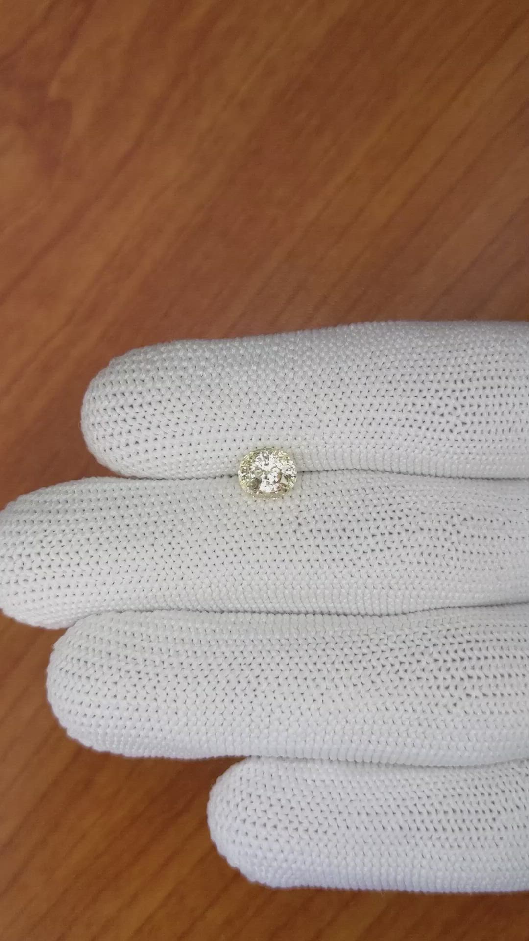 1.72 Ct. Yellow Sapphire from Ceylon (Sri Lanka) Size Video