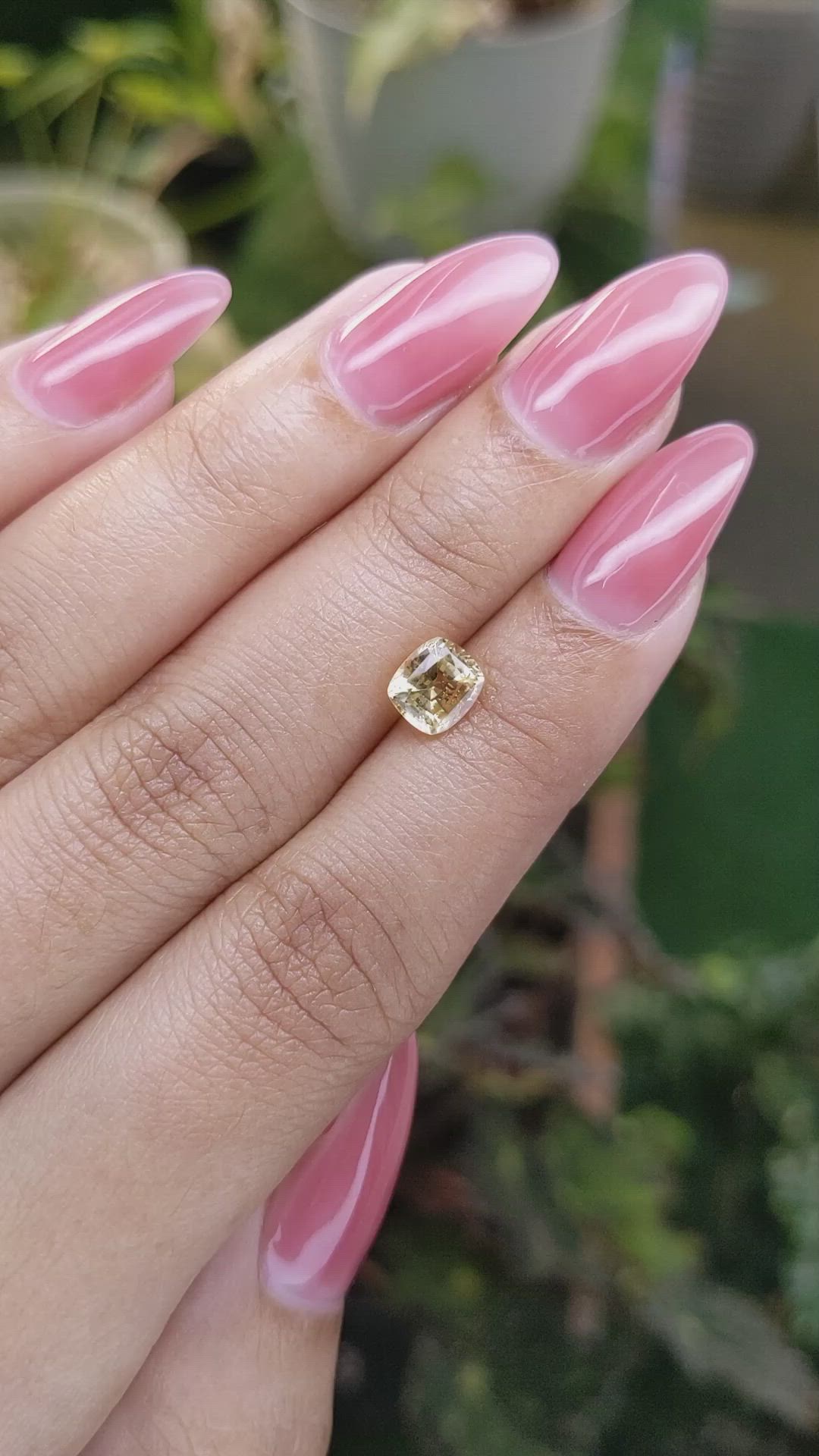 1.20 Ct. Yellow Sapphire from Ceylon (Sri Lanka) Size Video