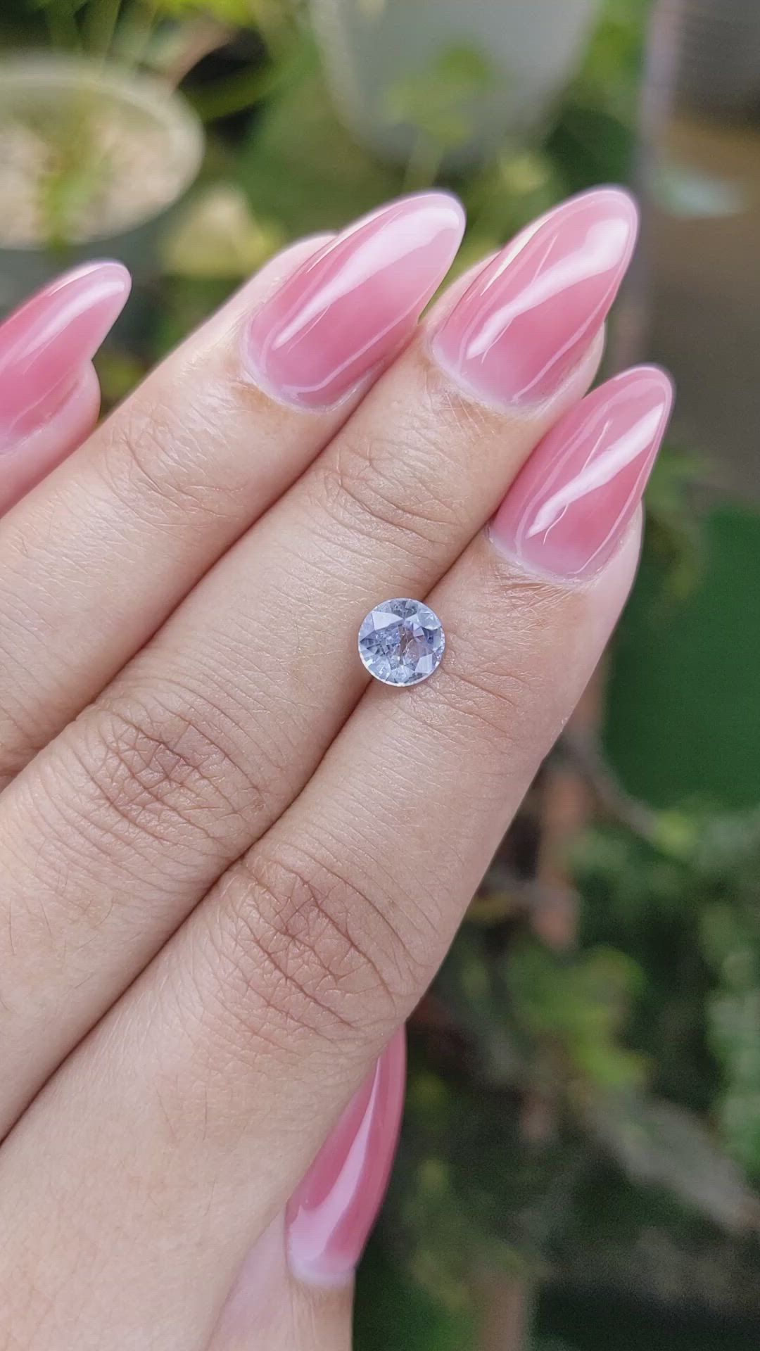 1.28 Ct. Blue Sapphire from Ceylon (Sri Lanka) Size Video