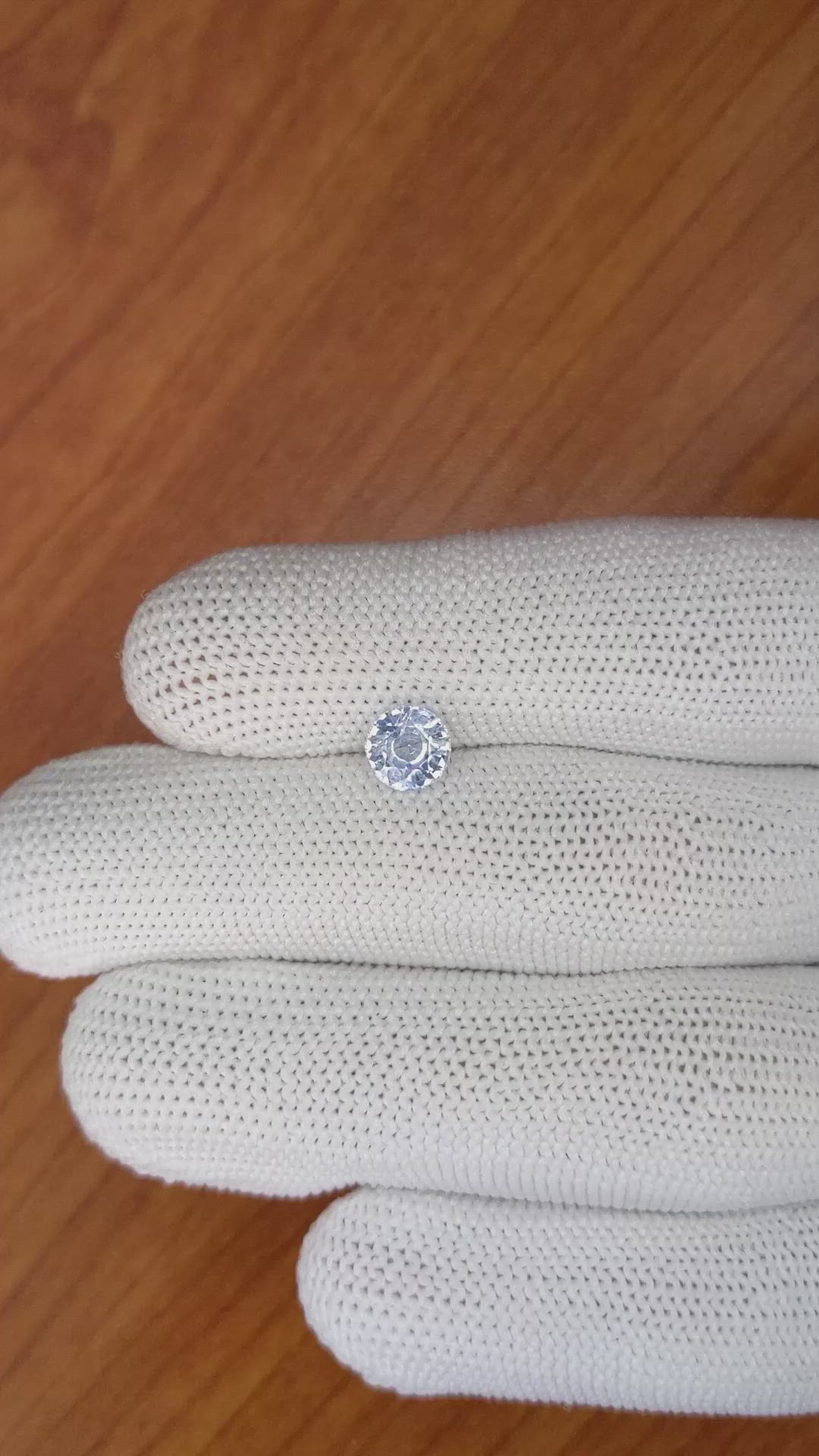 1.28 Ct. Blue Sapphire from Ceylon (Sri Lanka) Size Video