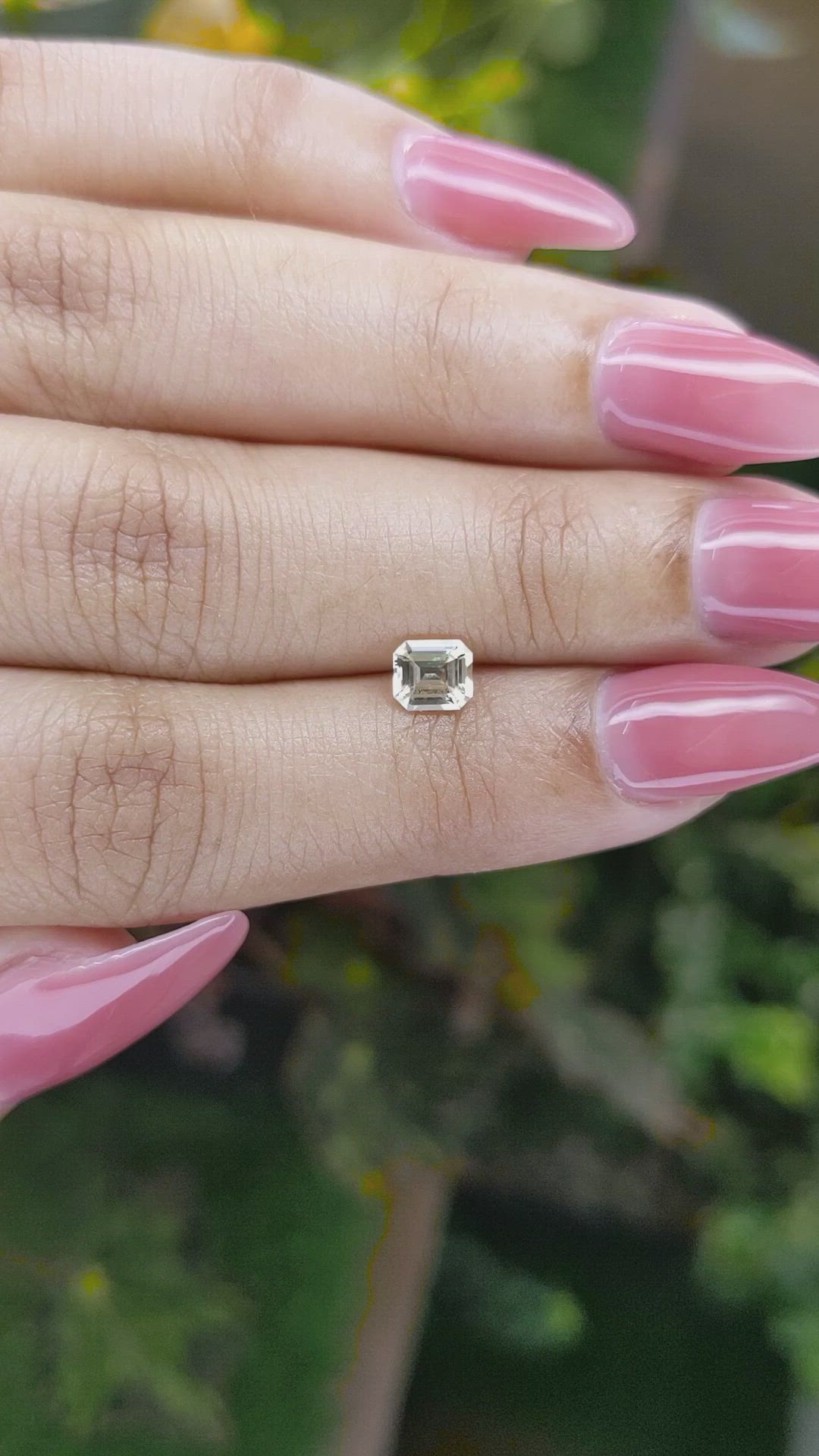 0.70 Ct. Yellow Sapphire from Ceylon (Sri Lanka) Size Video