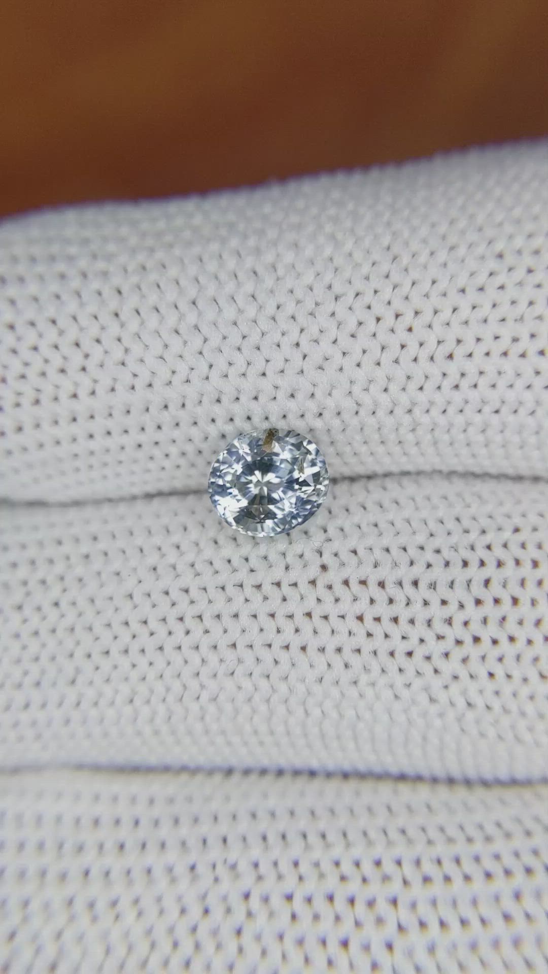 1.40 Ct. Blue Sapphire from Ceylon (Sri Lanka) Size Video