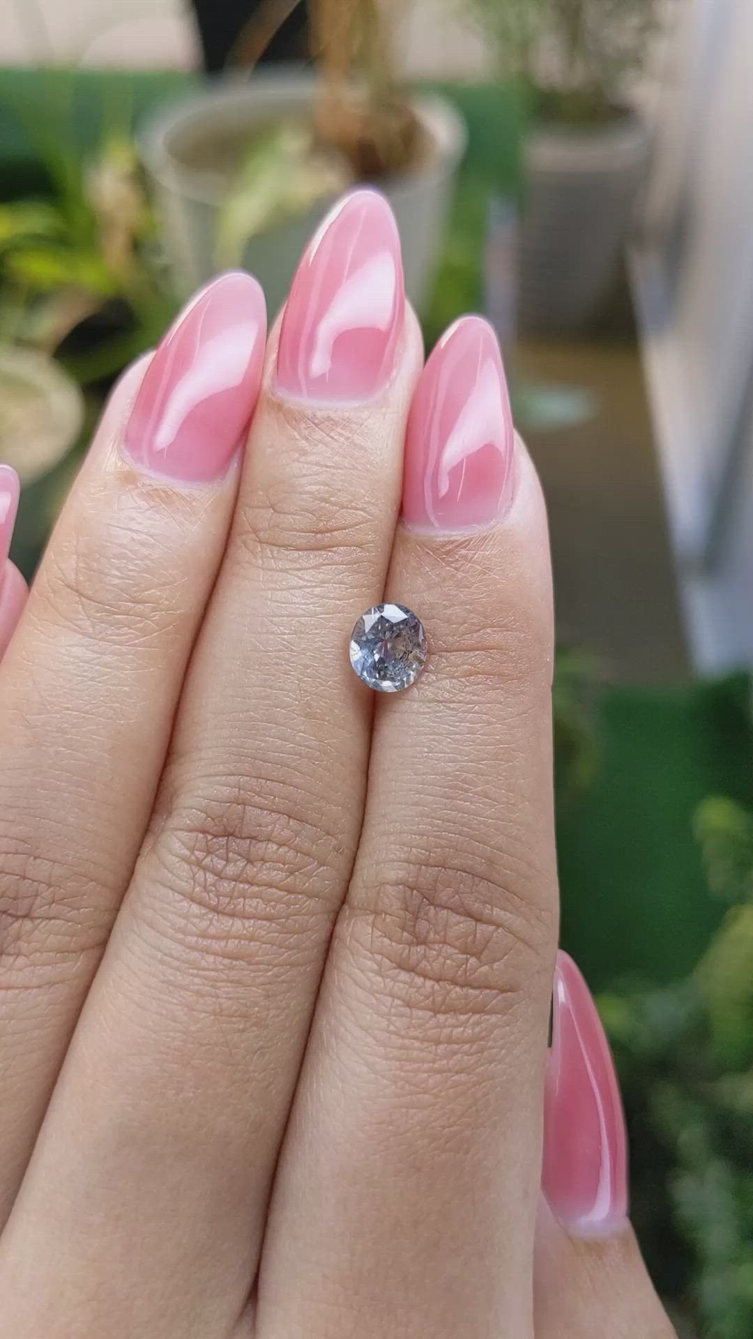 1.40 Ct. Blue Sapphire from Ceylon (Sri Lanka) Size Video