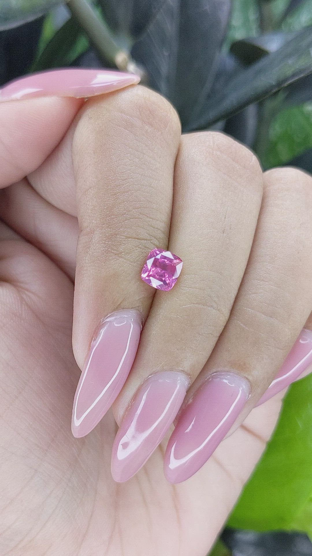 1.24 Ct. Purplish Pink Sapphire from Tanzania Size Video