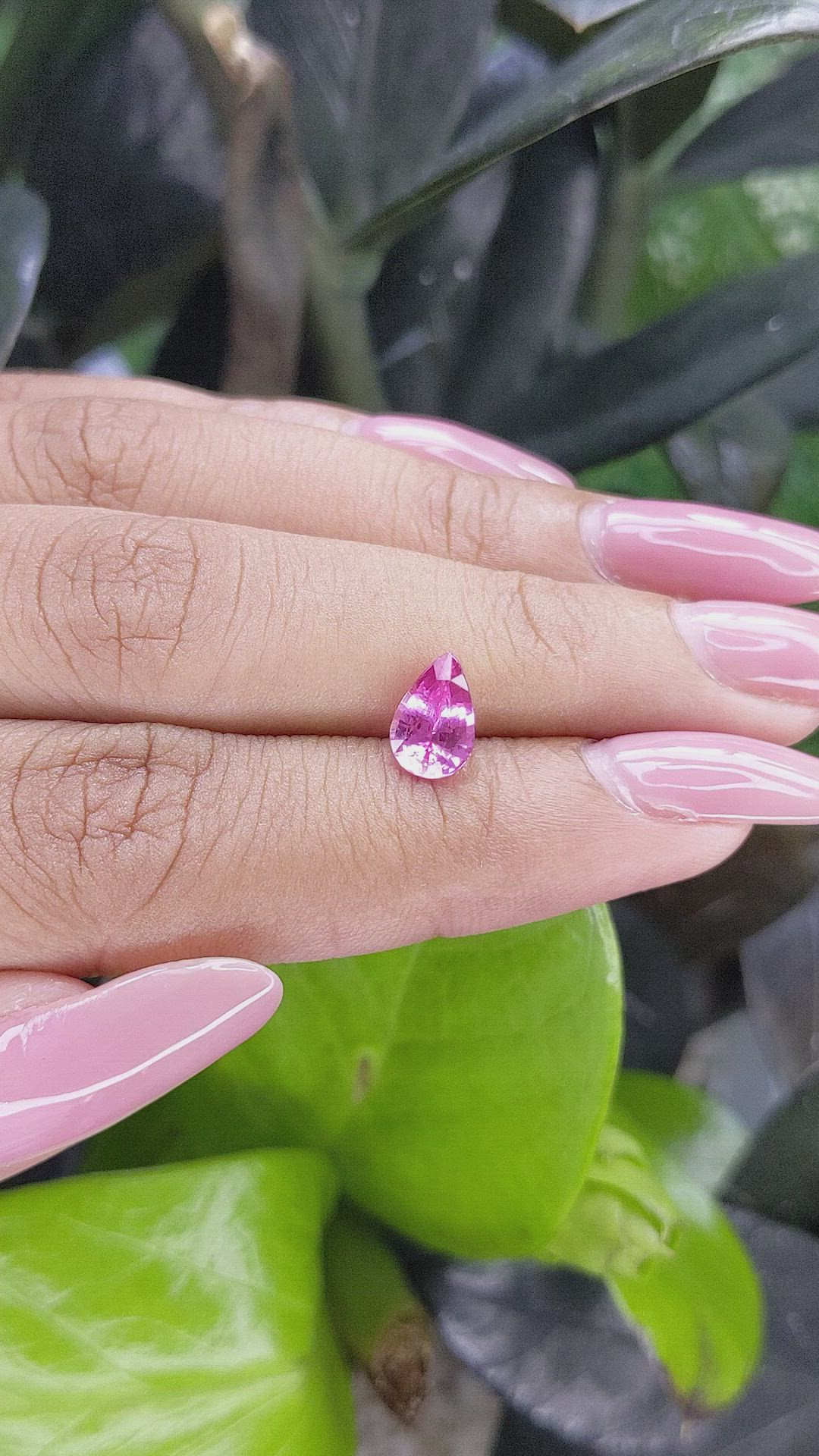 1.25 Ct. Pink Sapphire from Tanzania Size Video