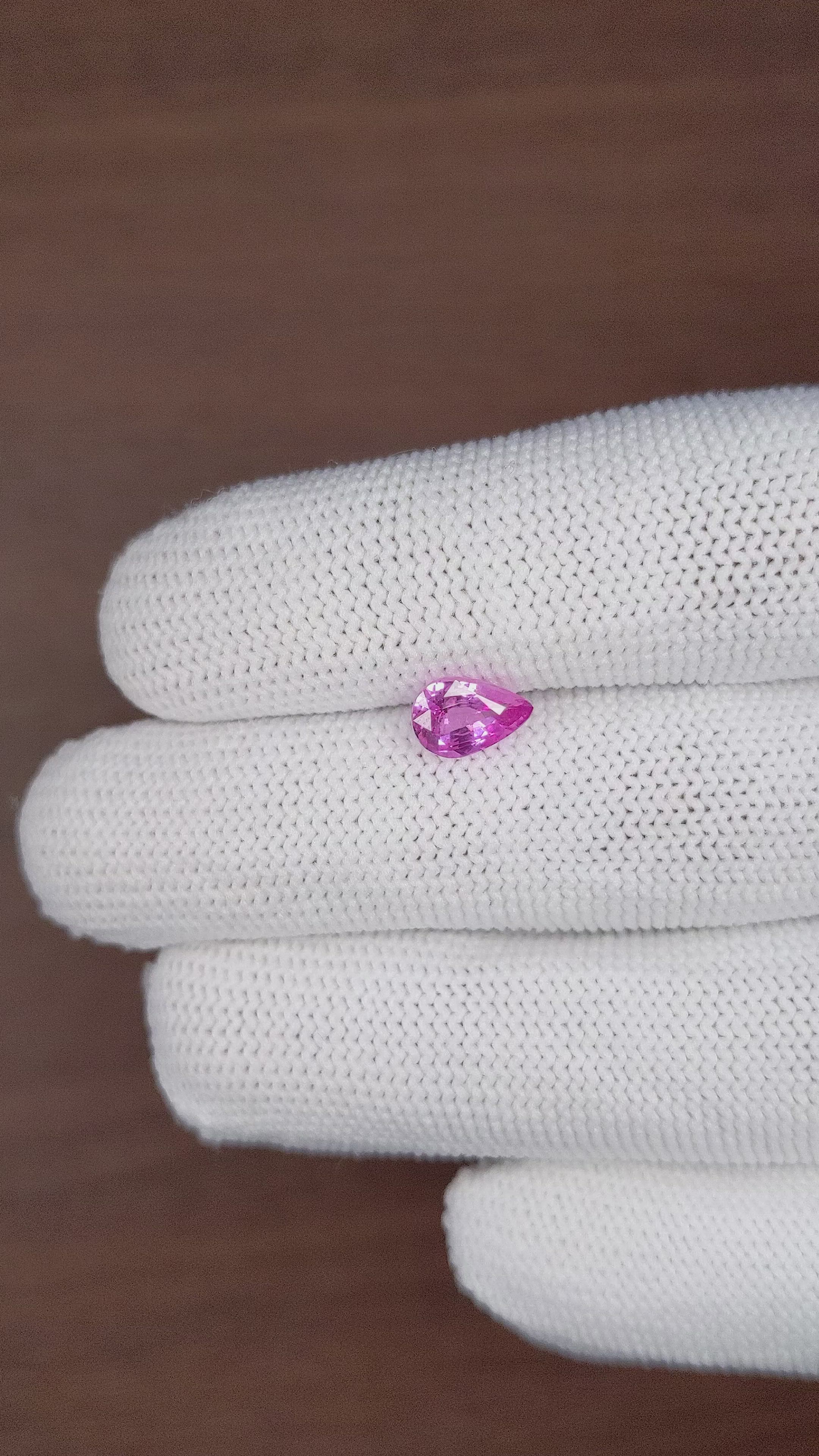1.25 Ct. Pink Sapphire from Tanzania Size Video
