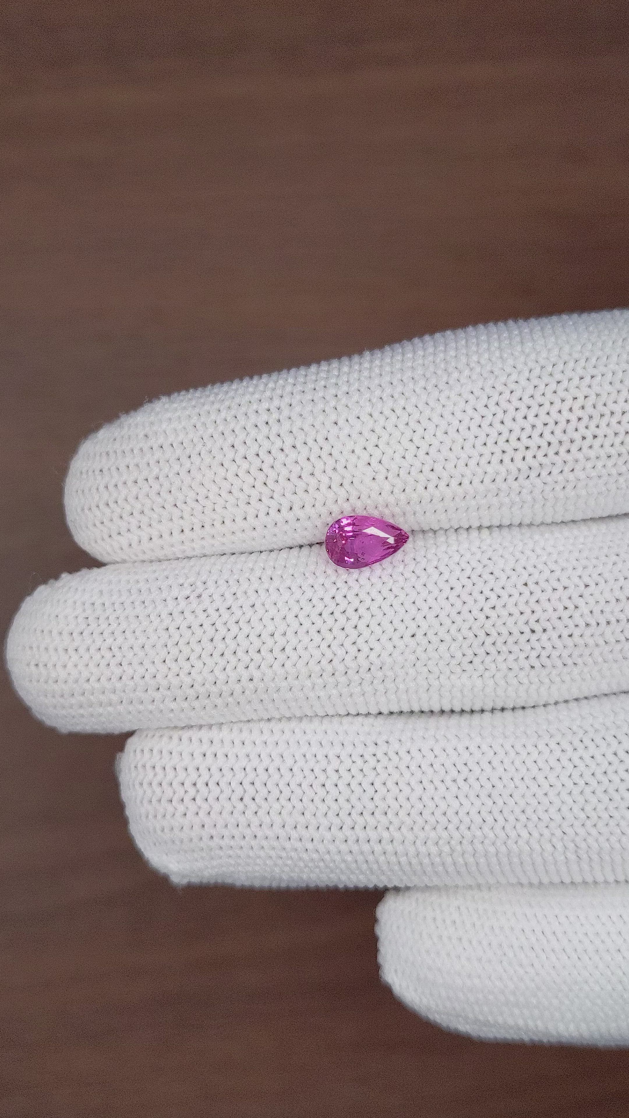 1.44 Ct. Purplish Pink Sapphire from Tanzania Size Video