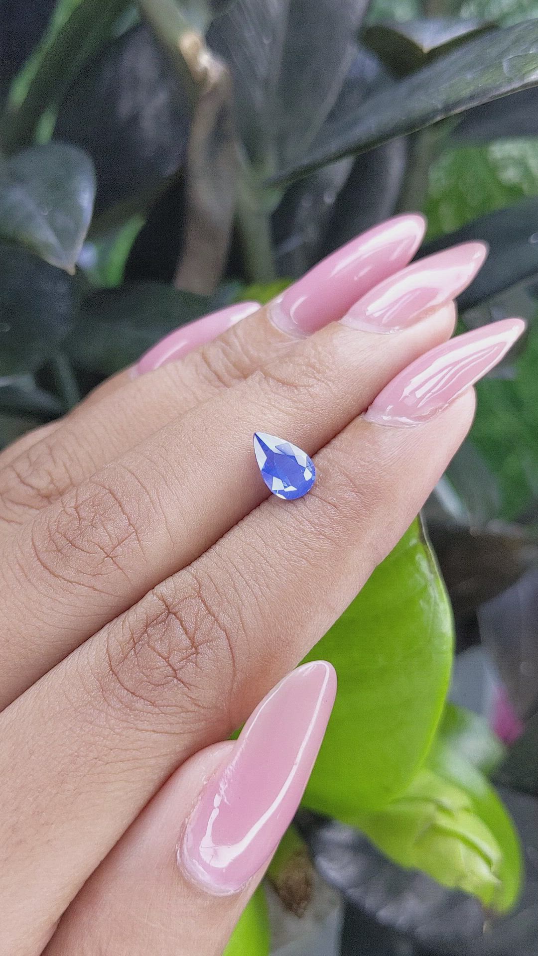 1.14 Ct. Blue Sapphire from Tanzania Size Video