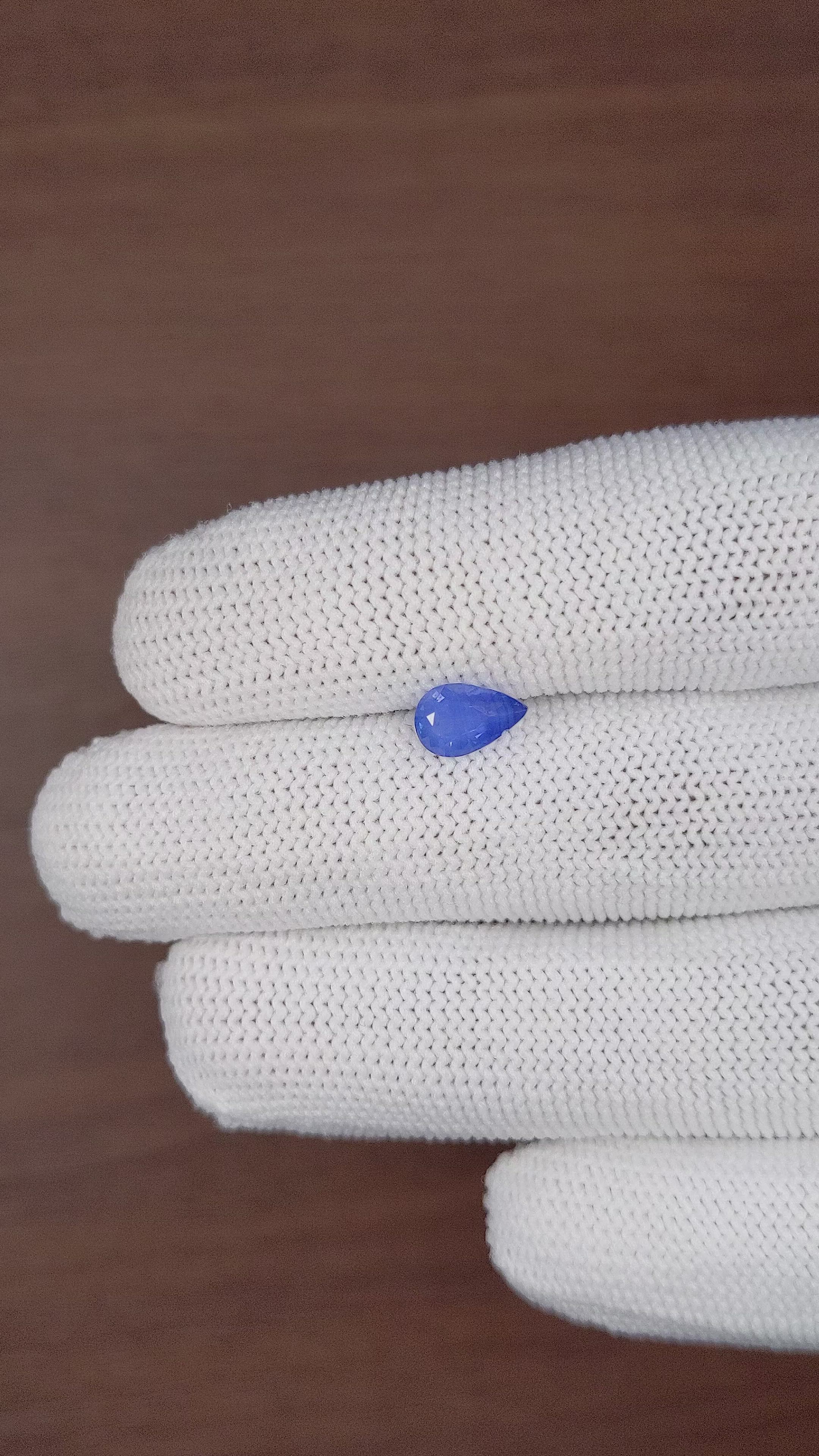 1.14 Ct. Blue Sapphire from Tanzania Size Video