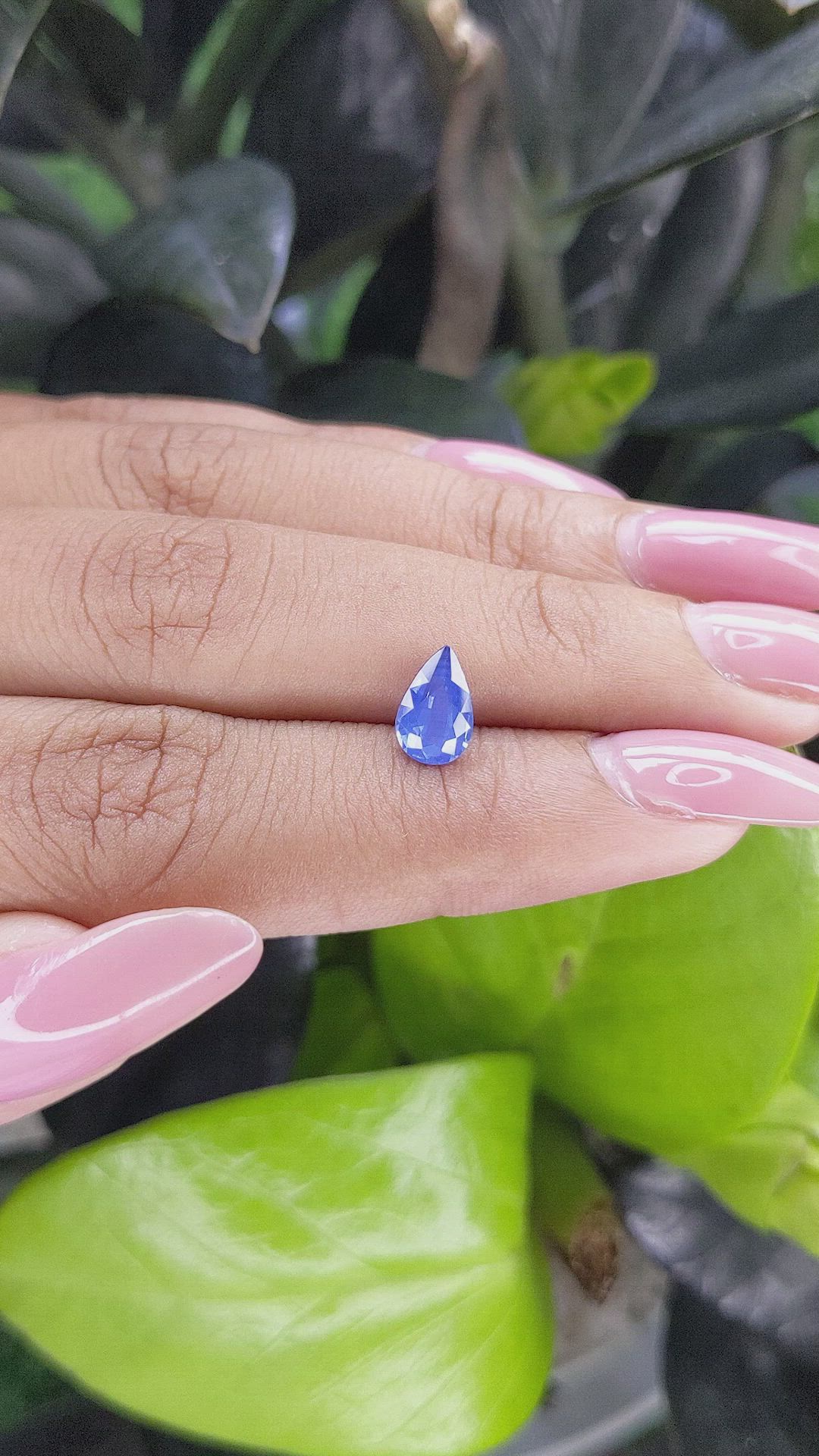 1.14 Ct. Blue Sapphire from Tanzania Size Video