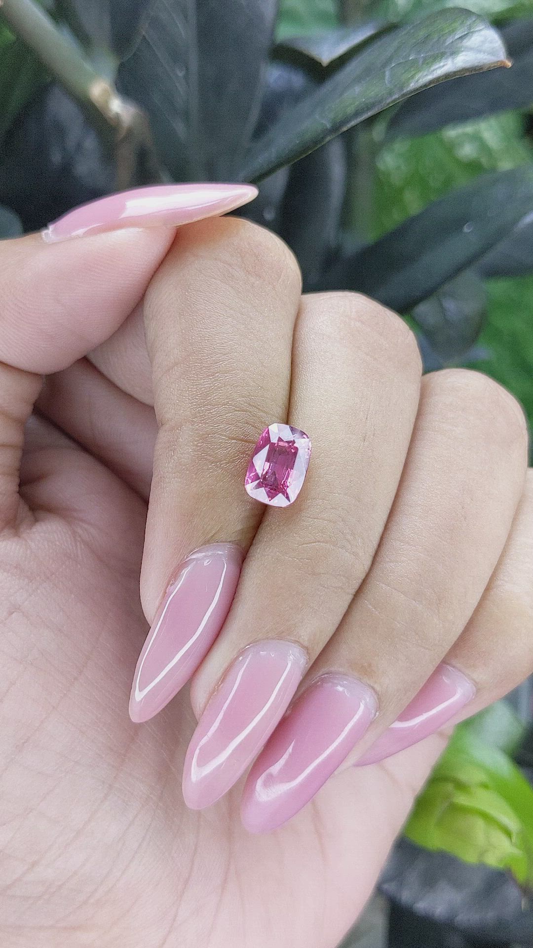 2.60 Ct. Pink Sapphire from Madagascar Size Video