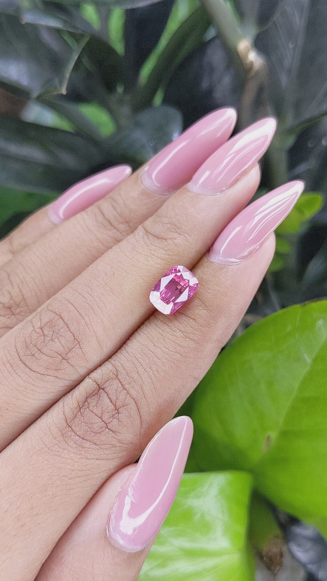 2.60 Ct. Pink Sapphire from Madagascar Size Video