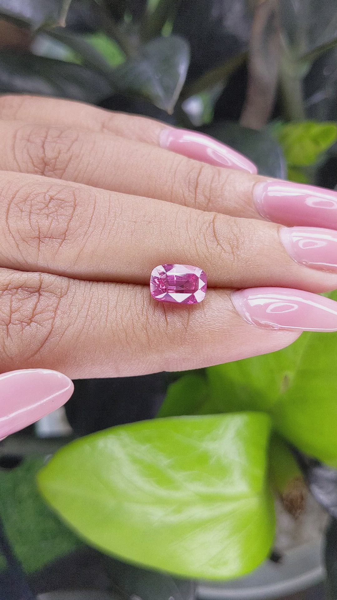 2.60 Ct. Pink Sapphire from Madagascar Size Video