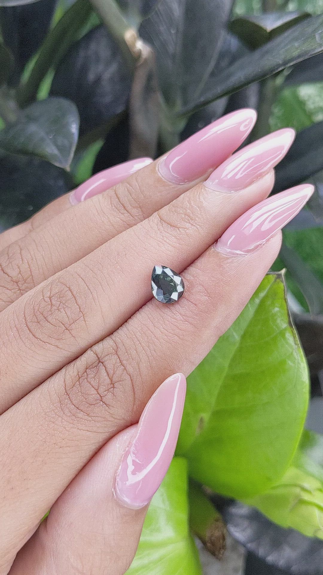 1.53 Ct. Green Sapphire from Tanzania Size Video