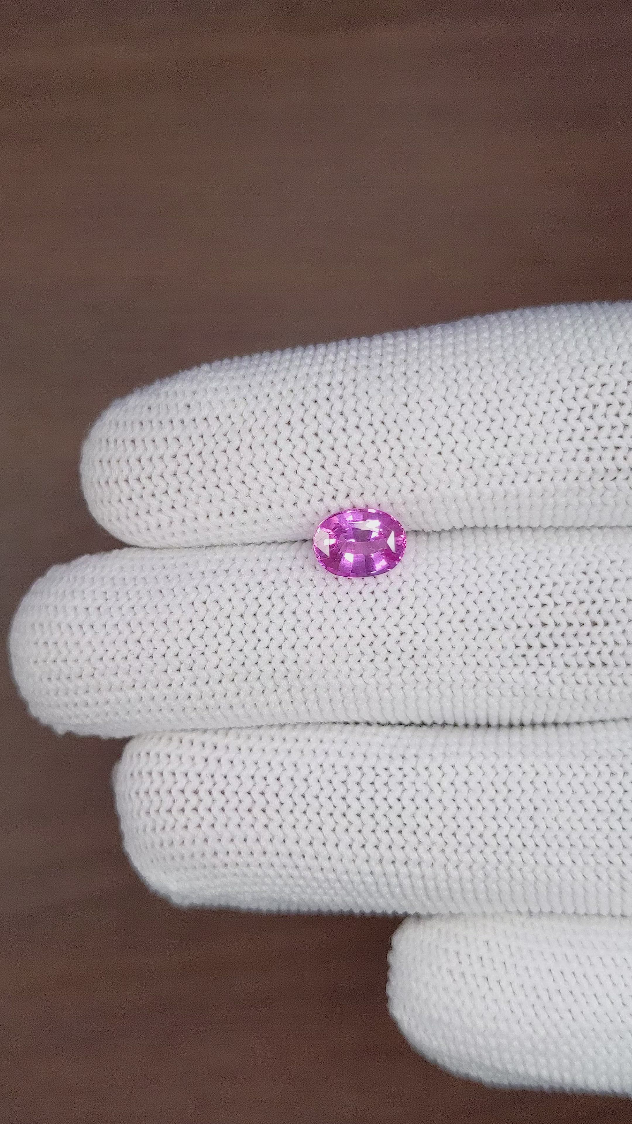 1.60 Ct. Purple Sapphire from Tanzania Size Video