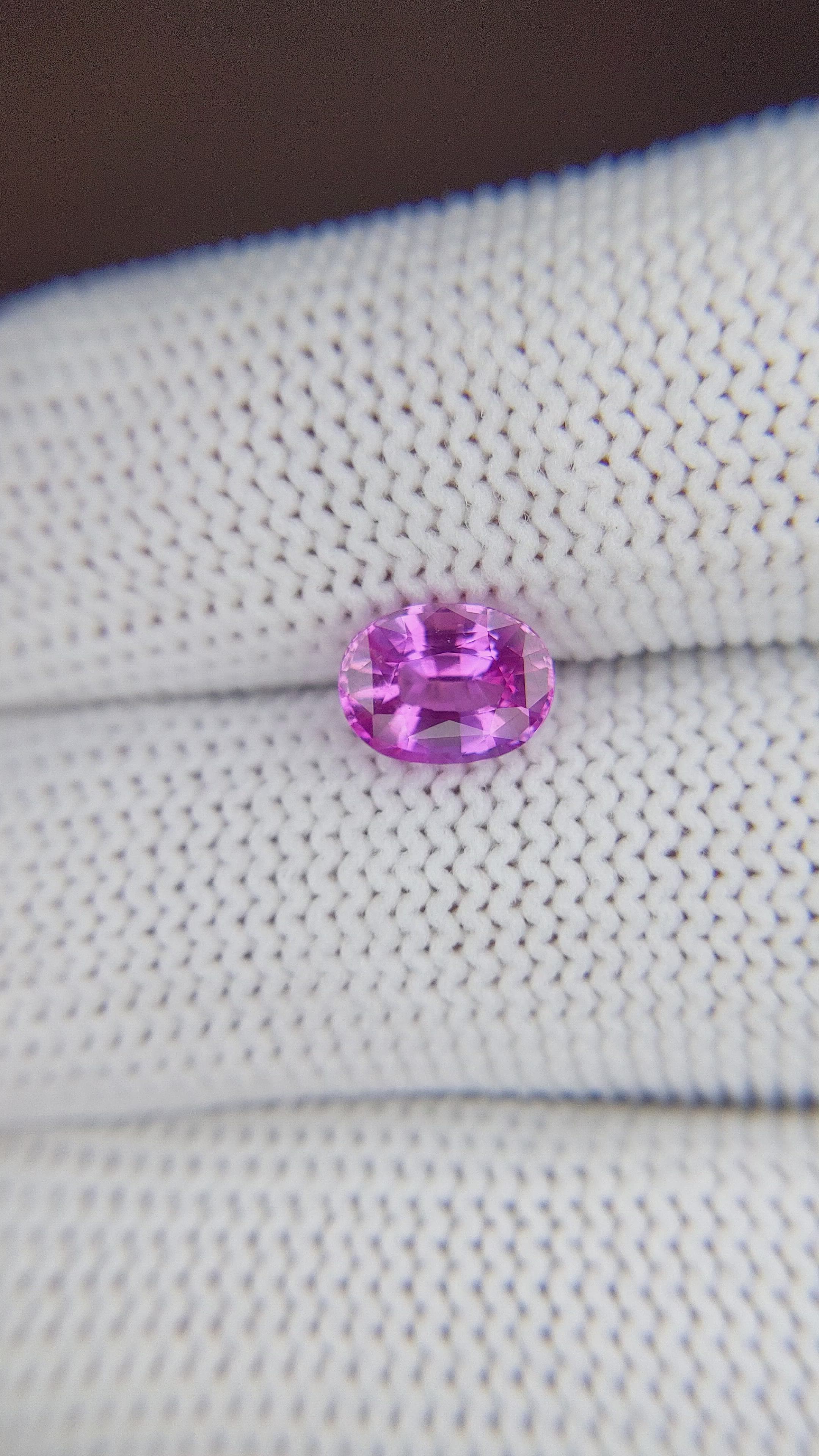 1.60 Ct. Purple Sapphire from Tanzania Size Video