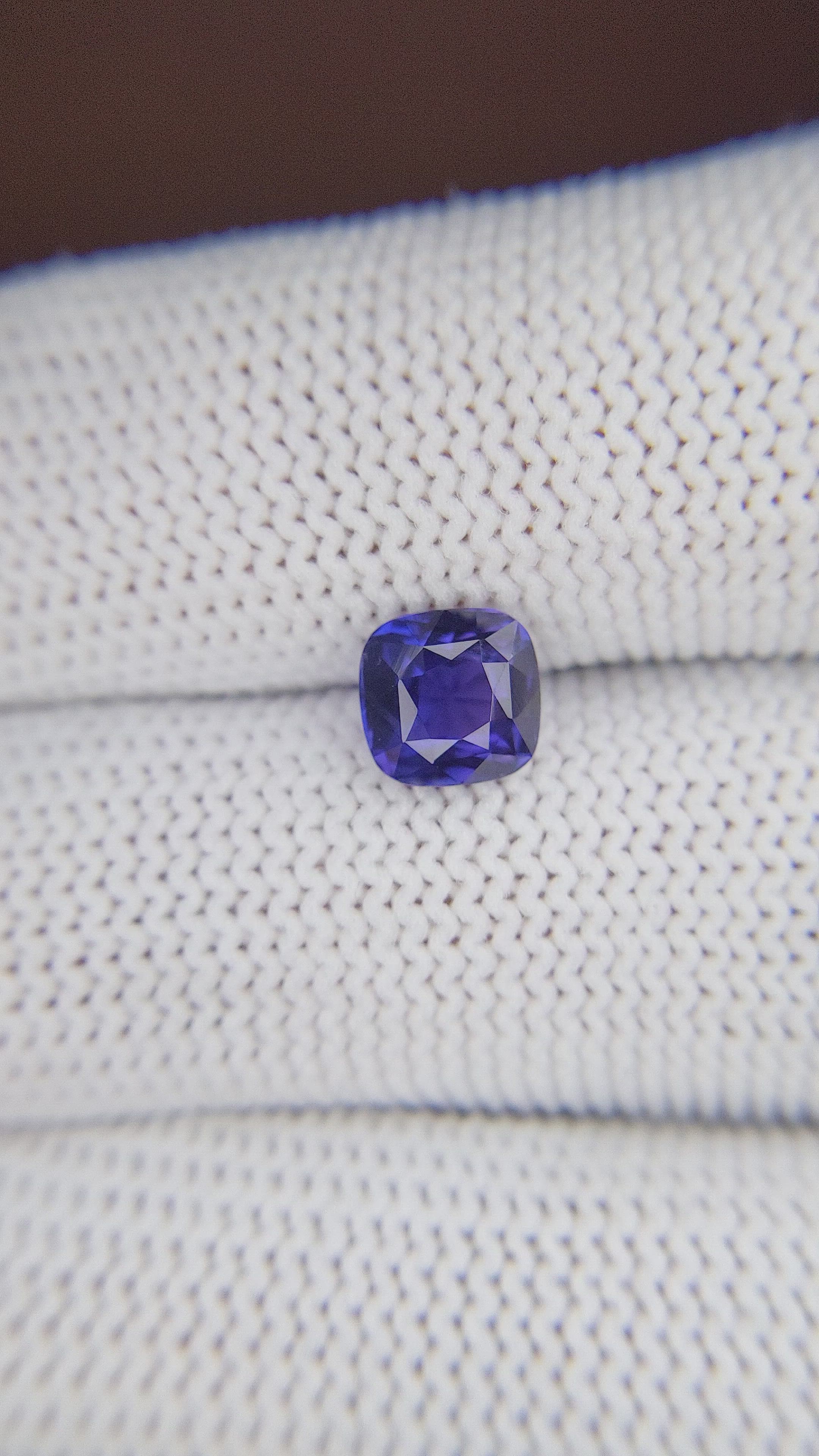 1.63 Ct. Color Change Sapphire from Tanzania Size Video