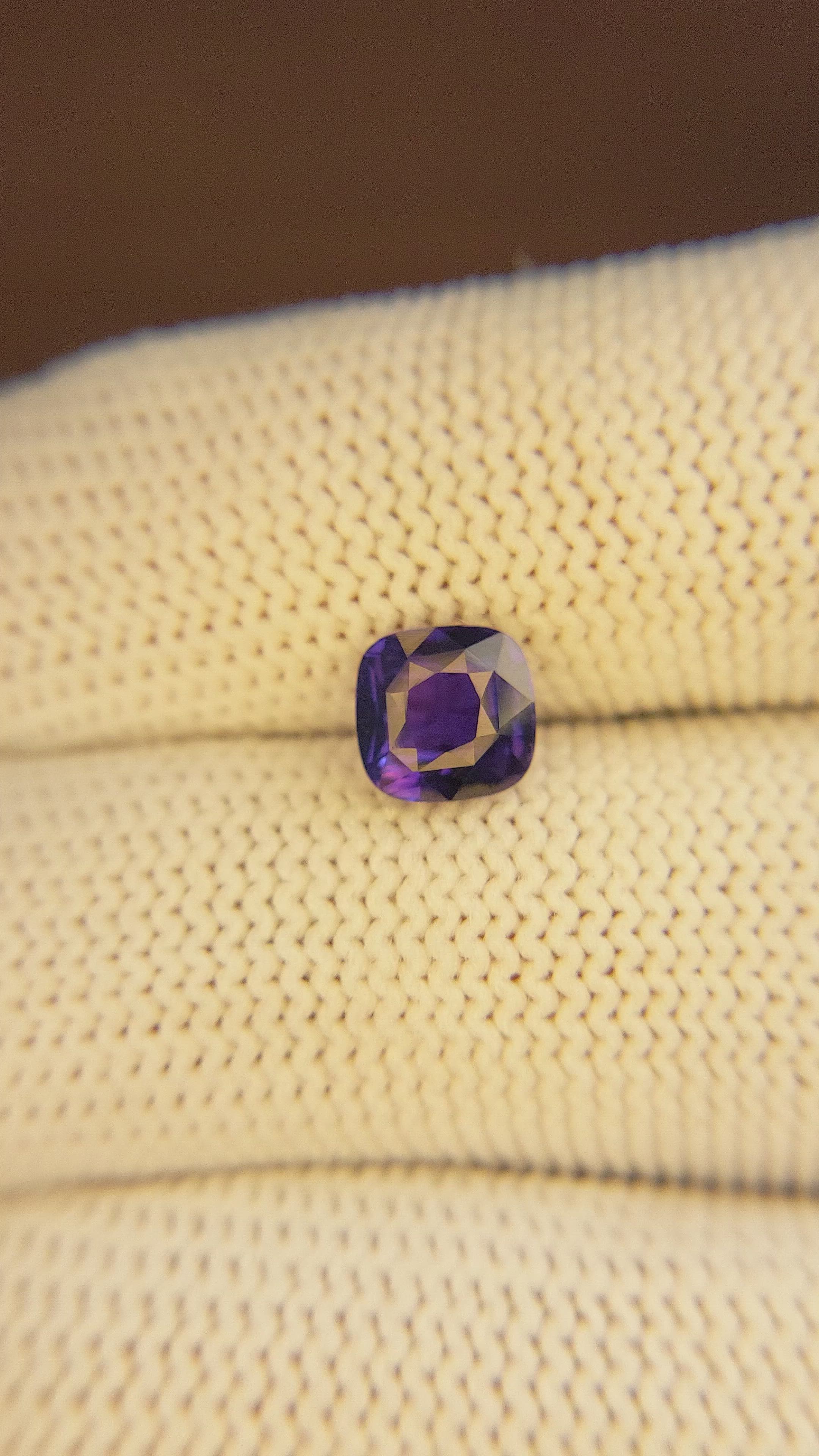 1.63 Ct. Color Change Sapphire from Tanzania Size Video