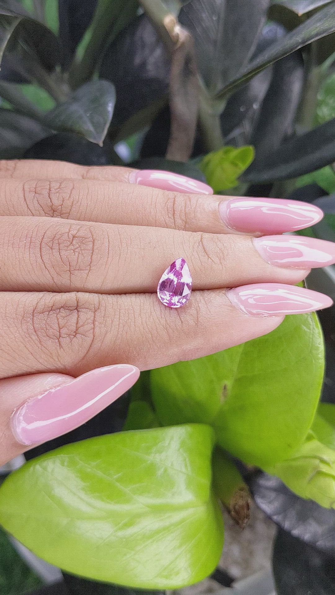 1.97 Ct. Pink Sapphire from Tanzania Size Video