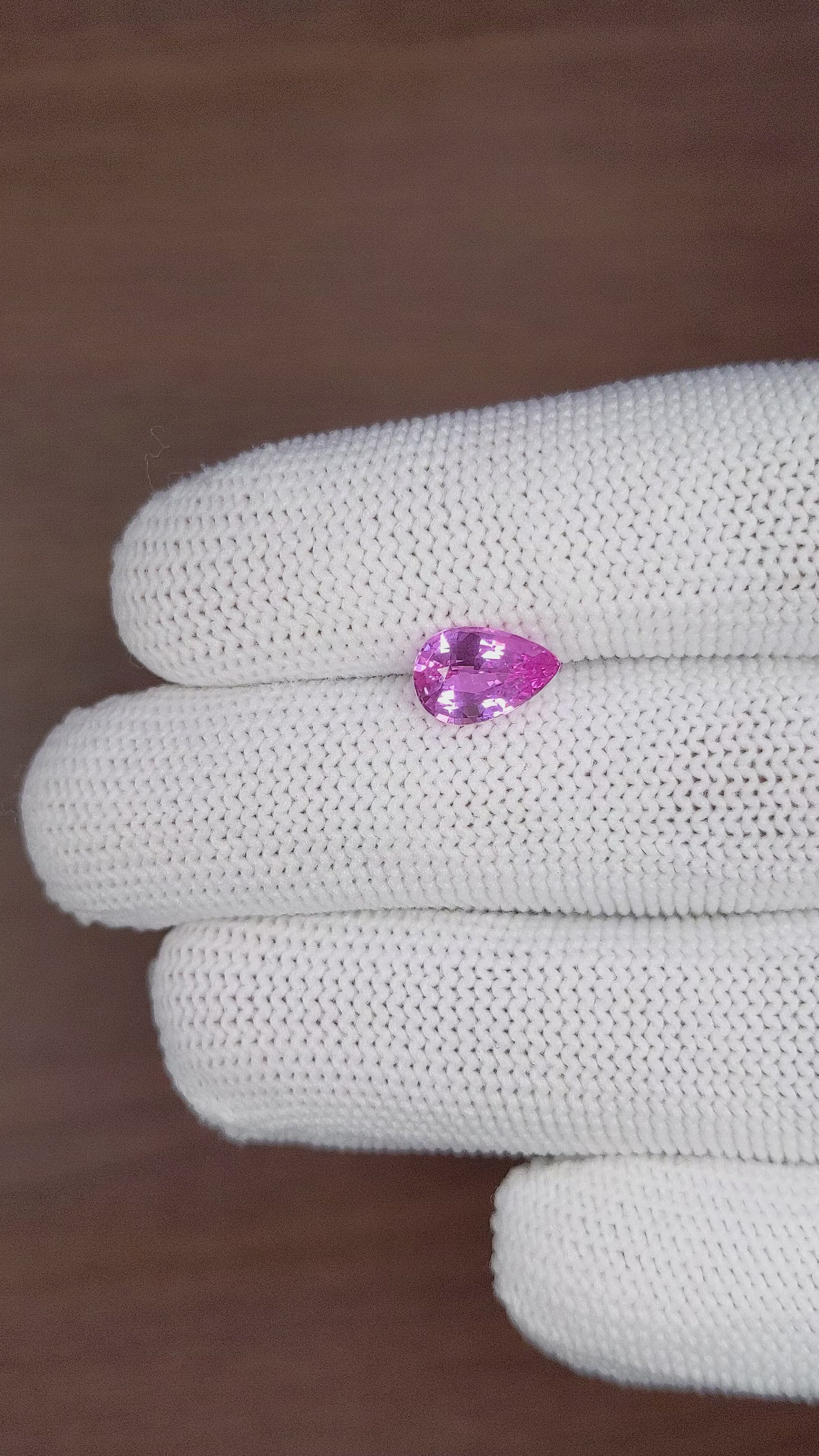 1.97 Ct. Pink Sapphire from Tanzania Size Video