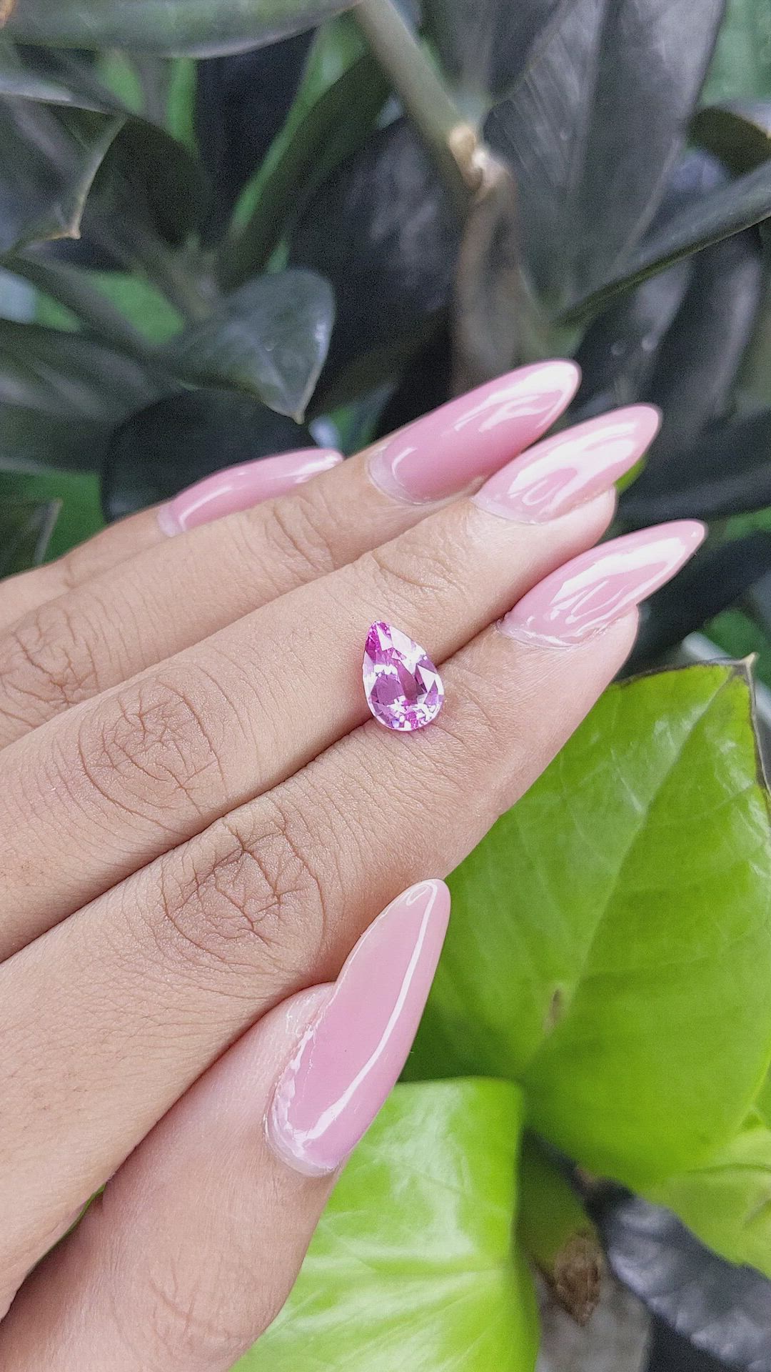 1.97 Ct. Pink Sapphire from Tanzania Size Video
