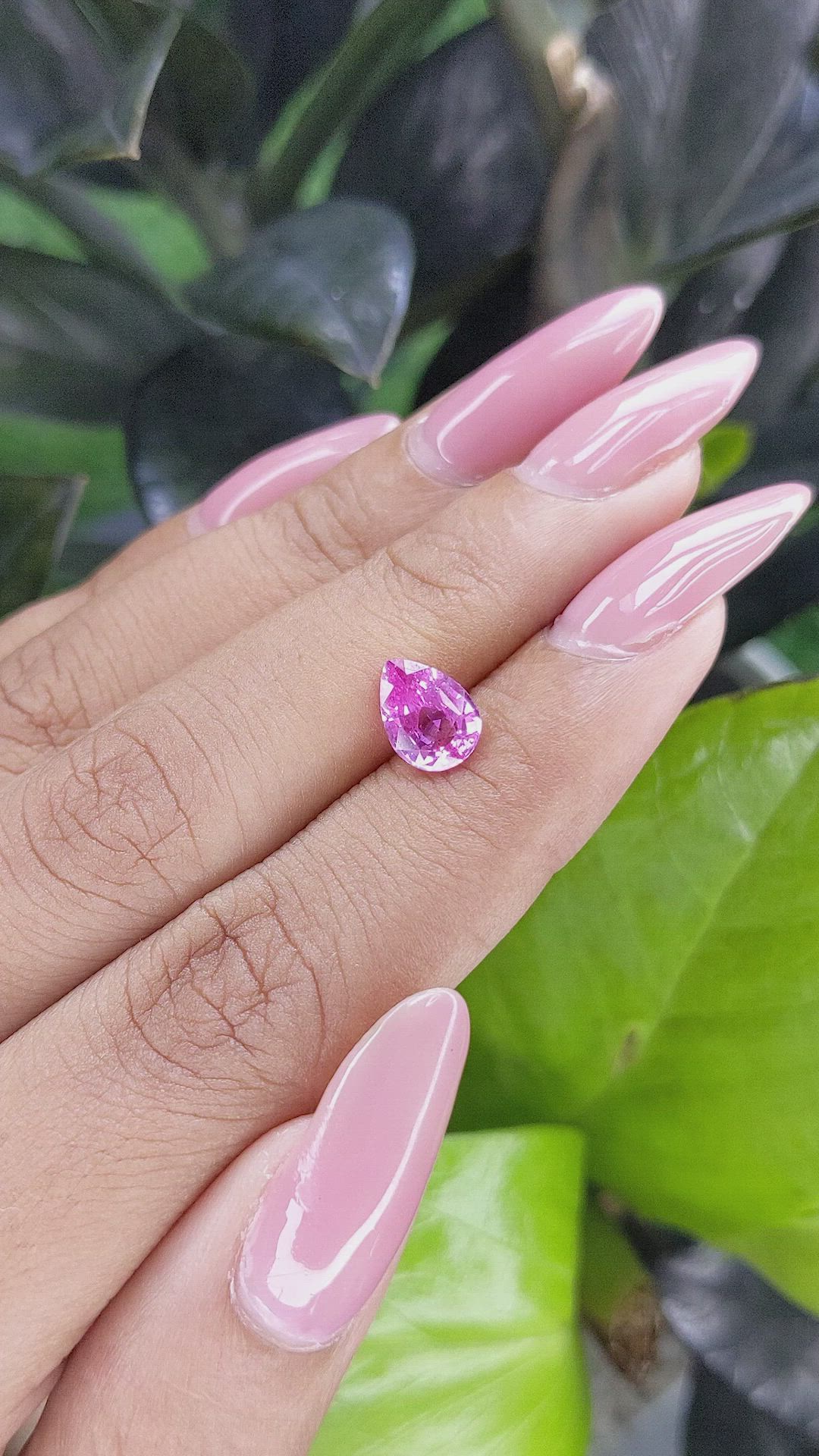 1.51 Ct. Pink Sapphire from Tanzania Size Video
