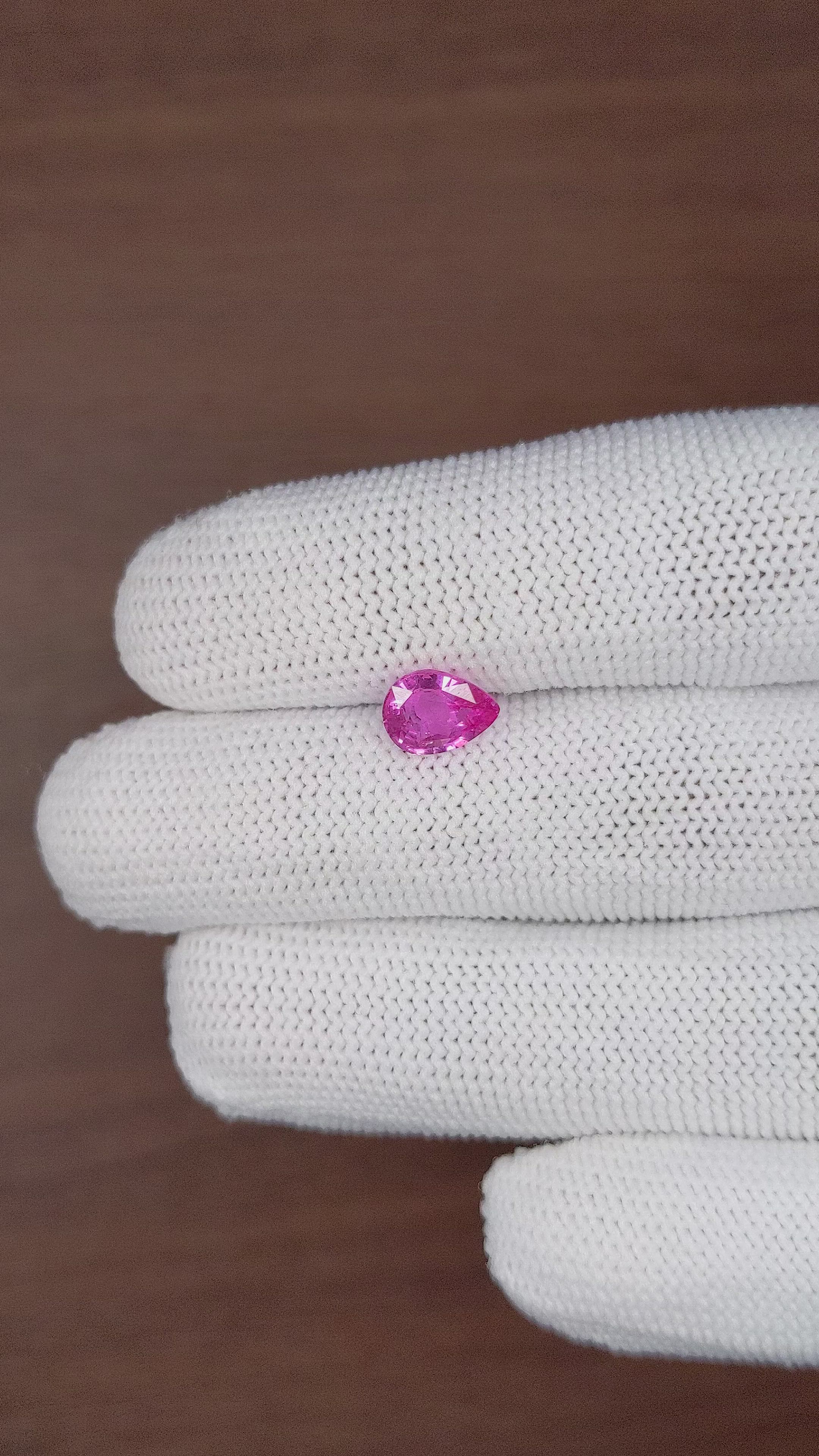 1.51 Ct. Pink Sapphire from Tanzania Size Video