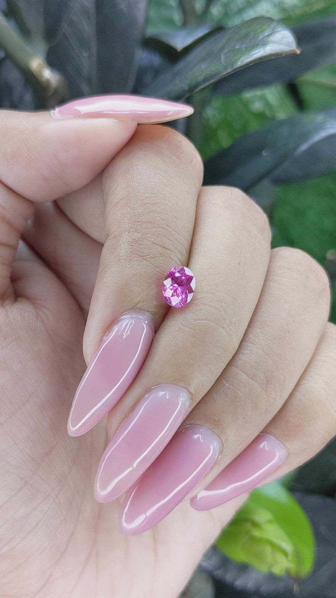 1.24 Ct. Pink Sapphire from Tanzania Size Video