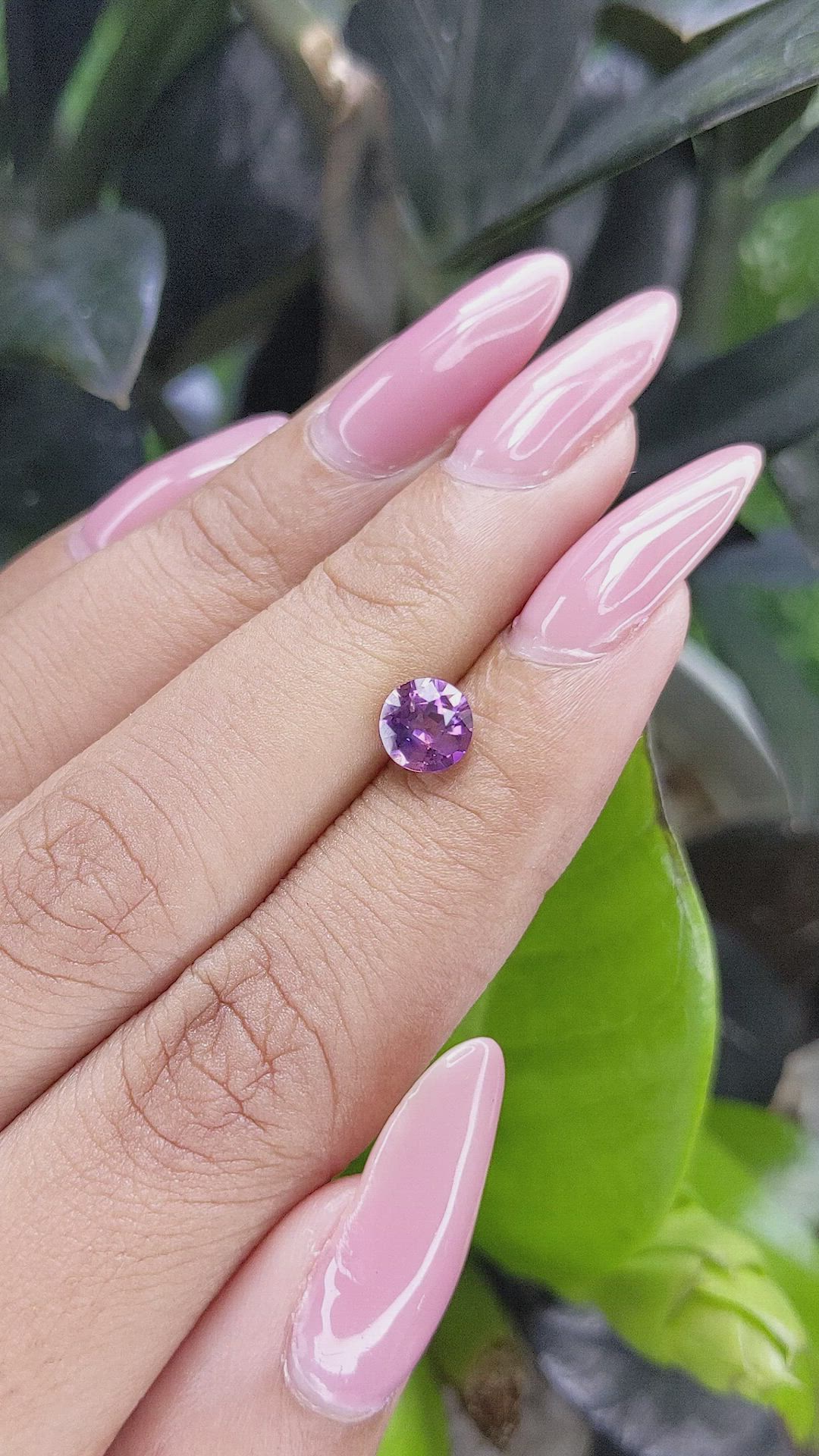 1.10 Ct. Bi Color Sapphire from Tanzania Size Video