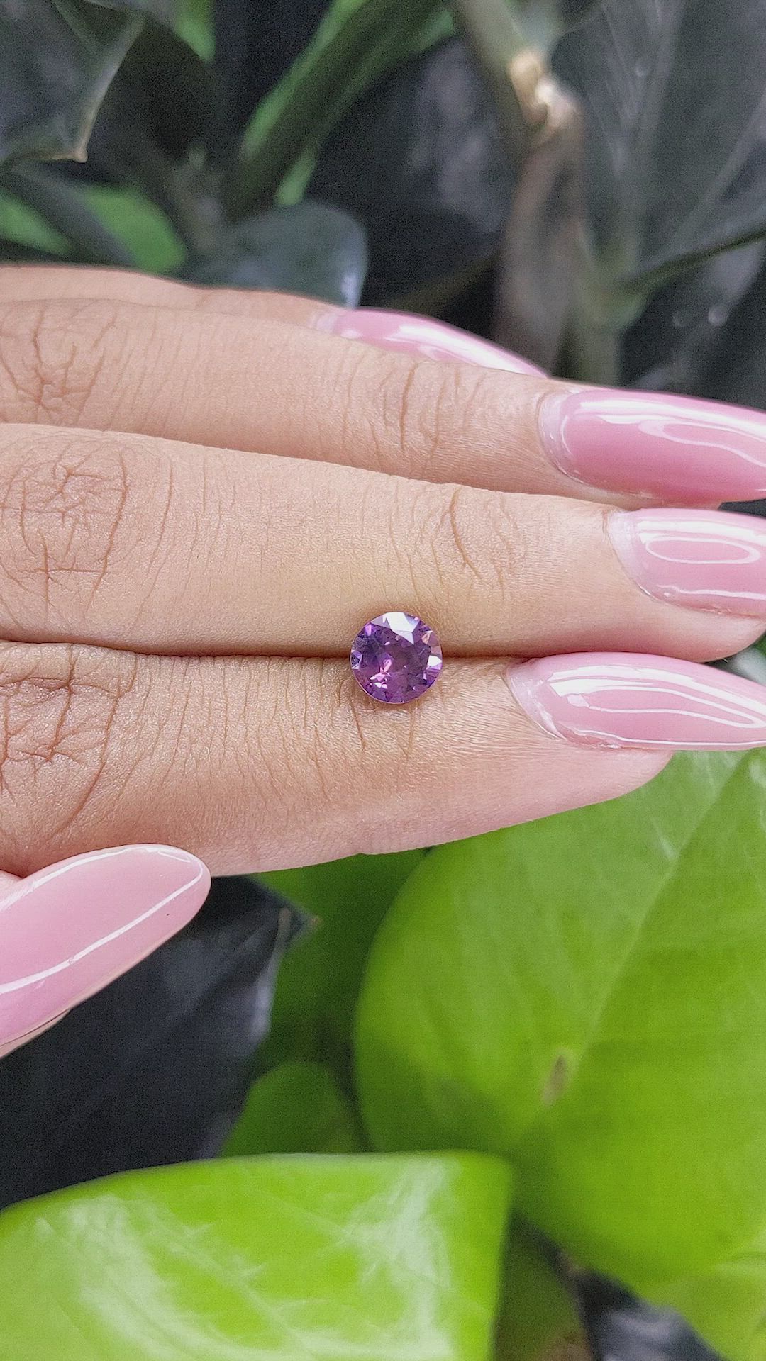 1.10 Ct. Bi Color Sapphire from Tanzania Size Video