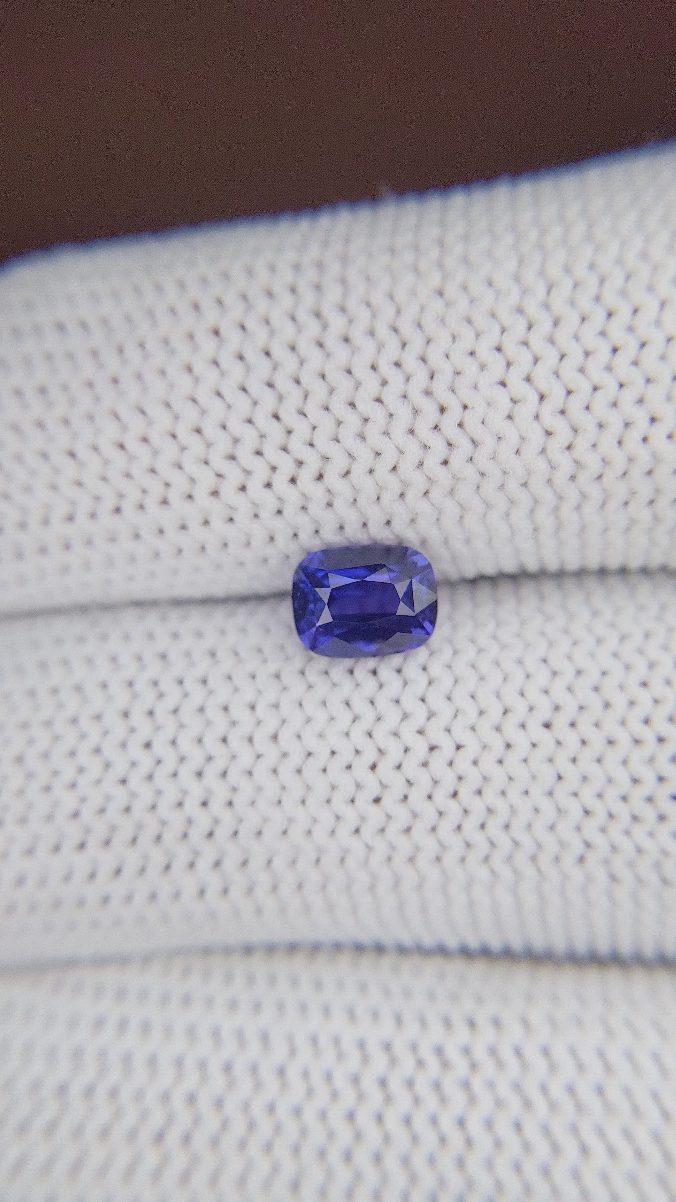 1.37 Ct. Color Change Sapphire from Tanzania Size Video