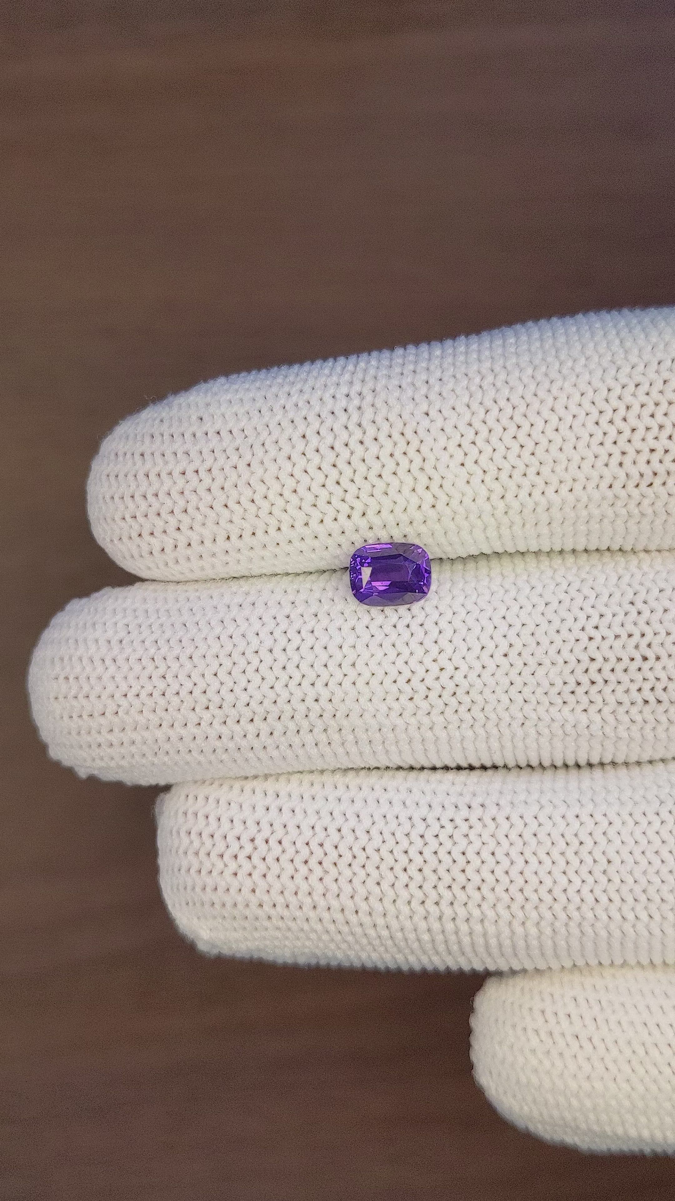 1.37 Ct. Color Change Sapphire from Tanzania Size Video