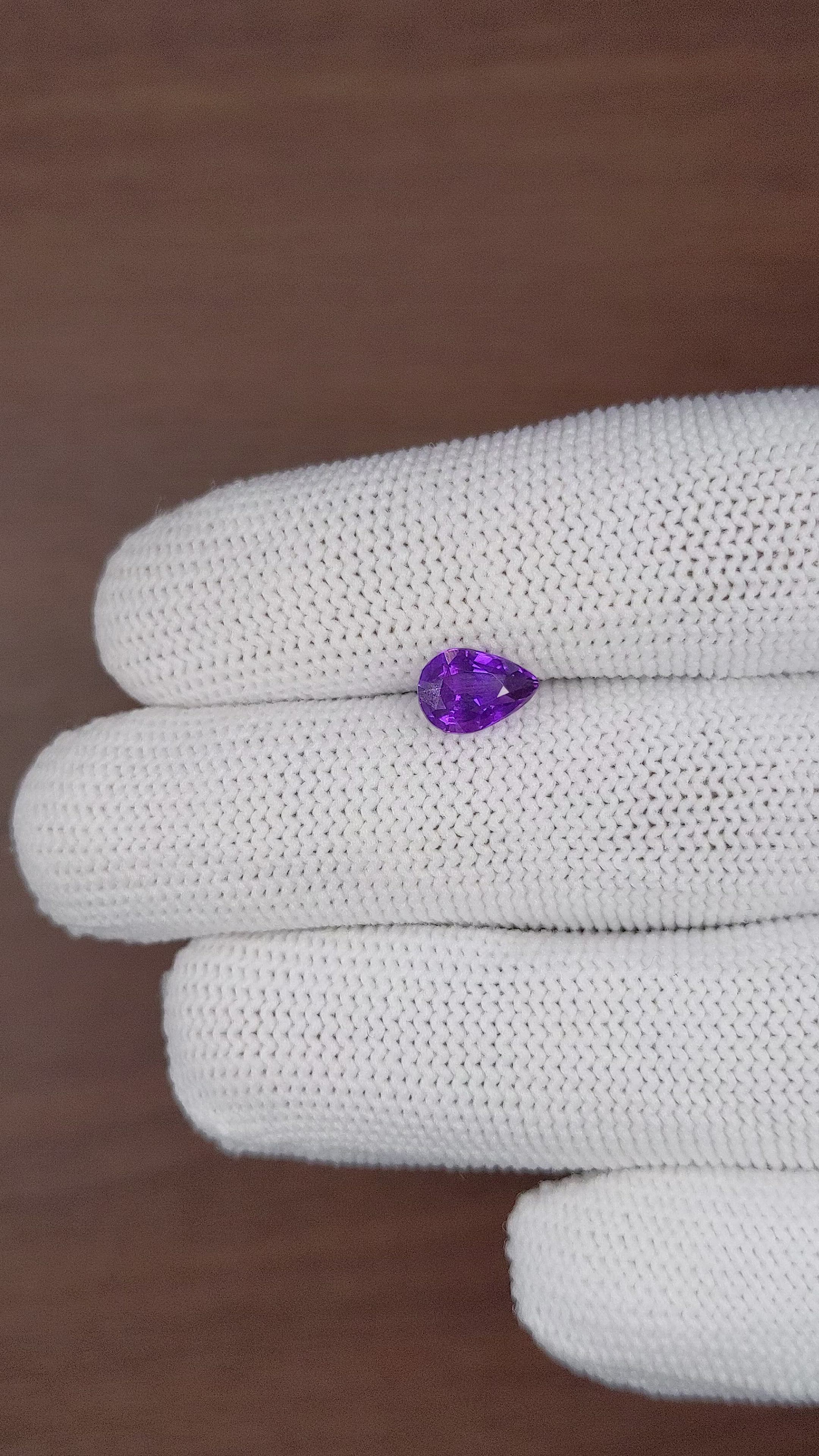 1.75 Ct. Purple Sapphire from Tanzania Size Video
