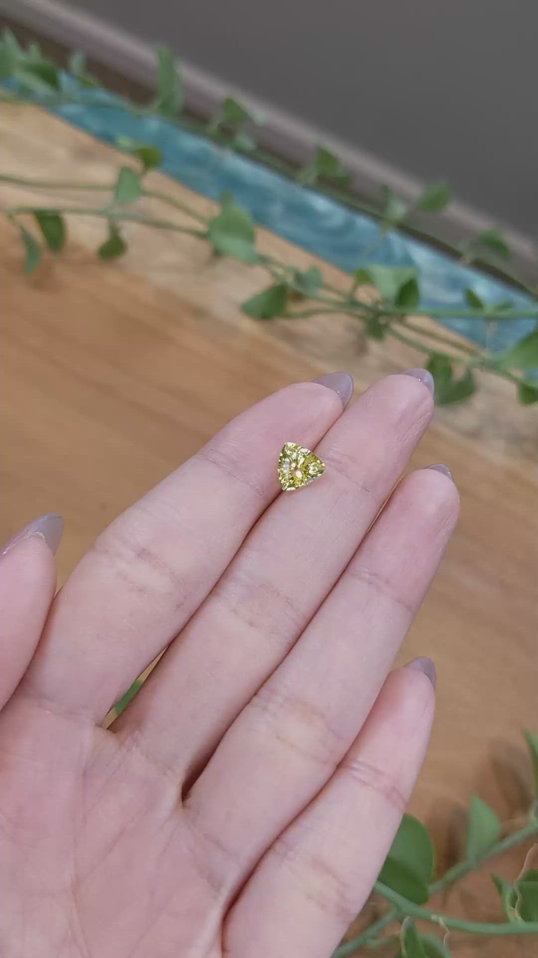 1.50 Ct. Yellow Sapphire from Ceylon (Sri Lanka) Size Video