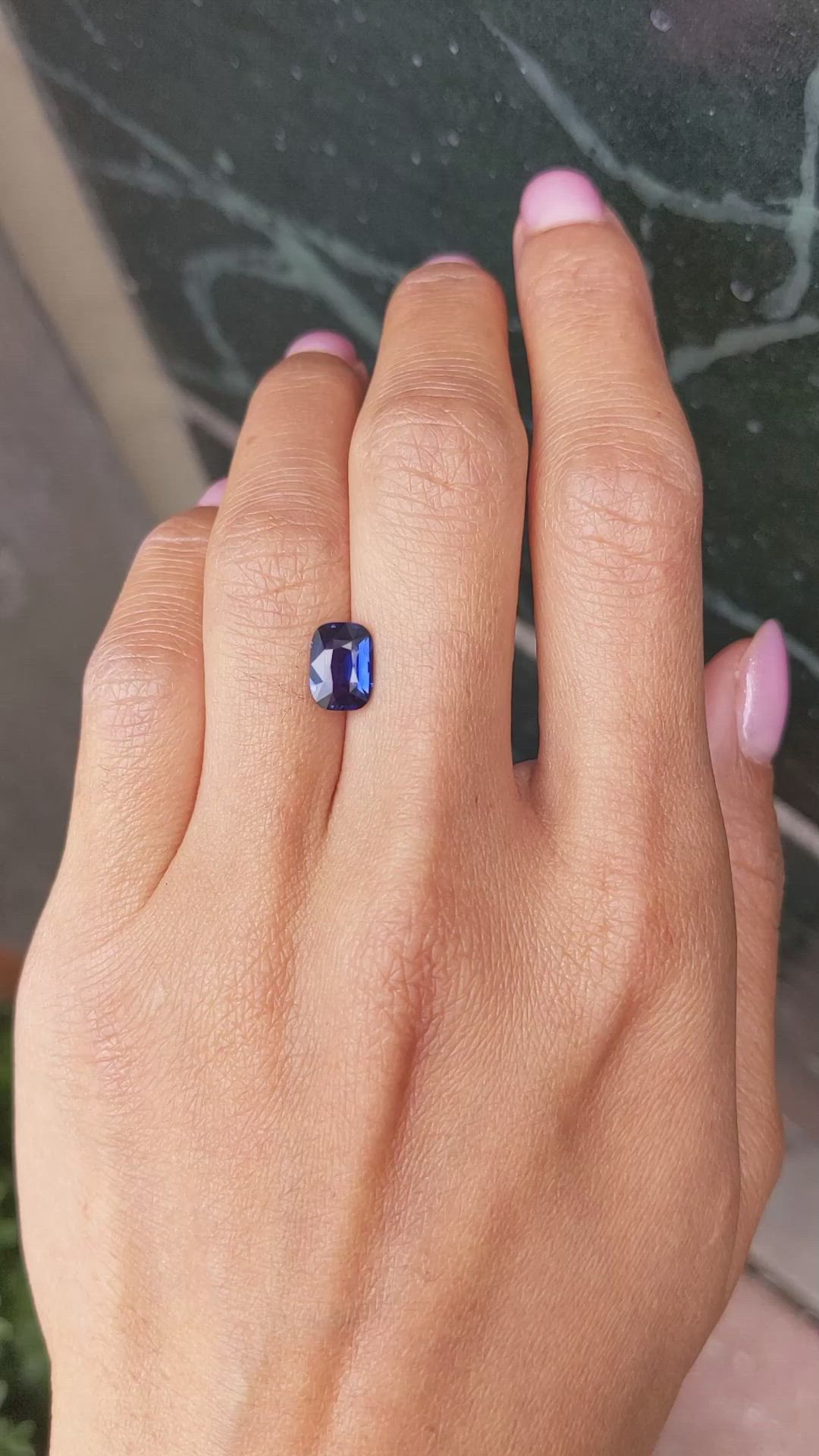 2.02 Ct. Color Change Sapphire from Ceylon (Sri Lanka) Size Video