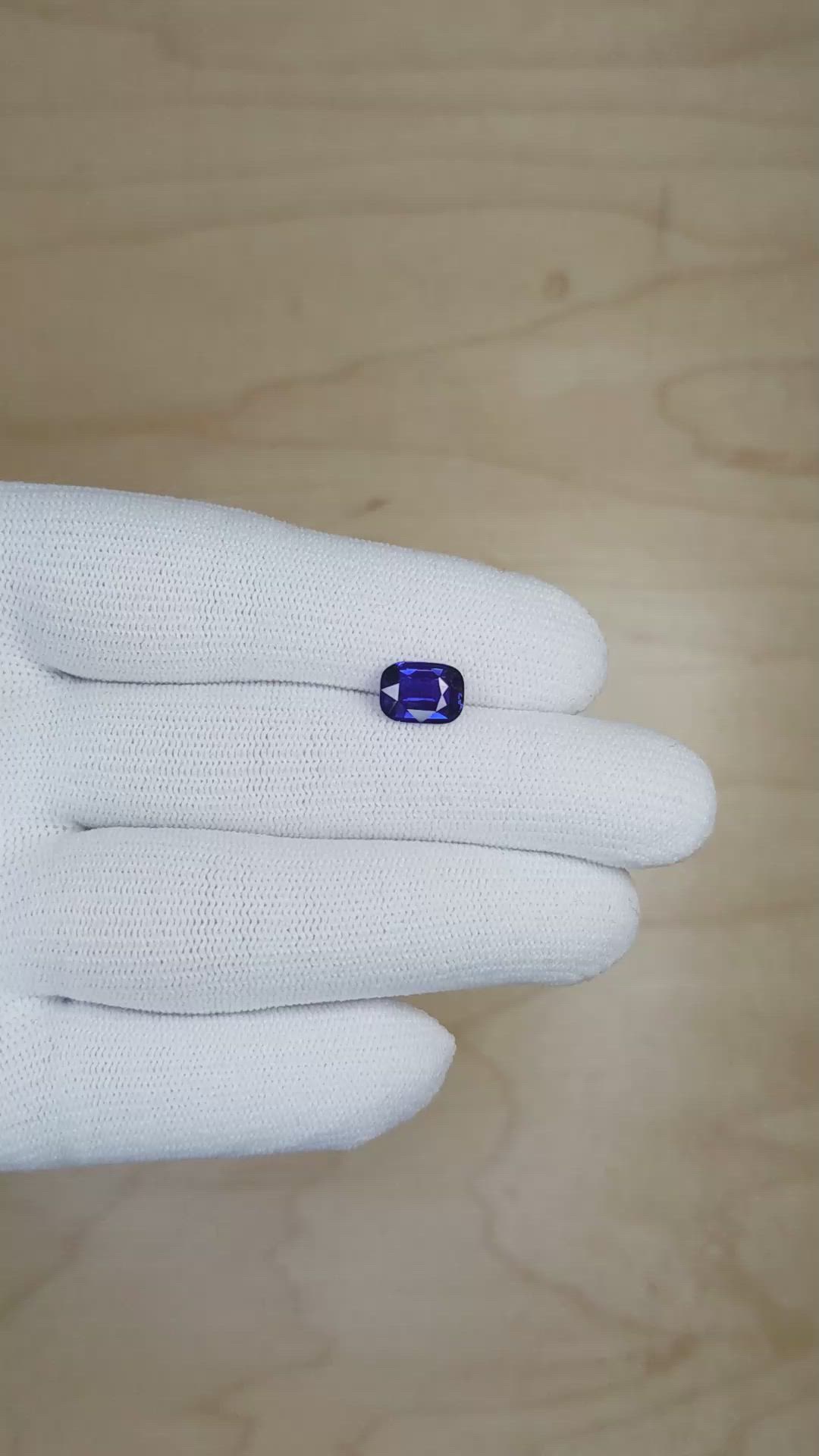 2.02 Ct. Color Change Sapphire from Ceylon (Sri Lanka) Size Video