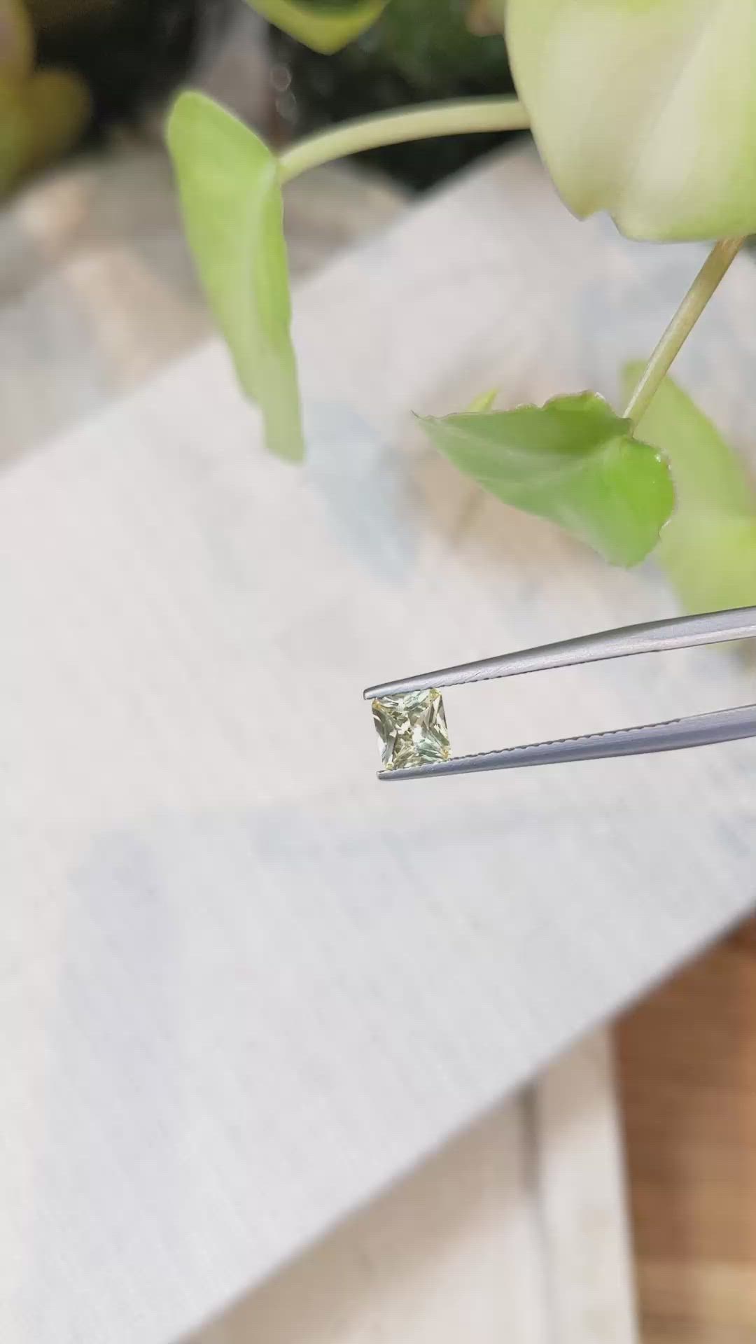 0.62 Ct. Yellow Sapphire from Ceylon (Sri Lanka) Size Video