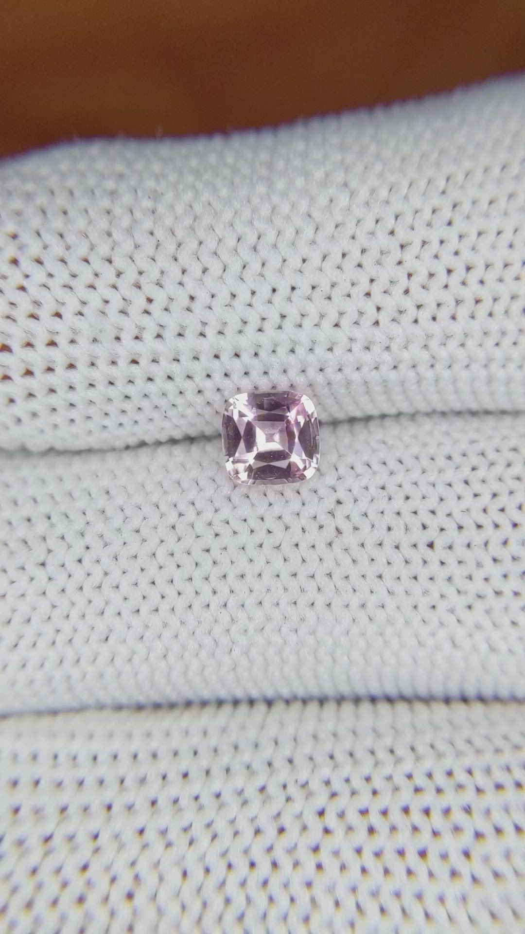 0.84 Ct. Pink Sapphire from Ceylon (Sri Lanka) Size Video