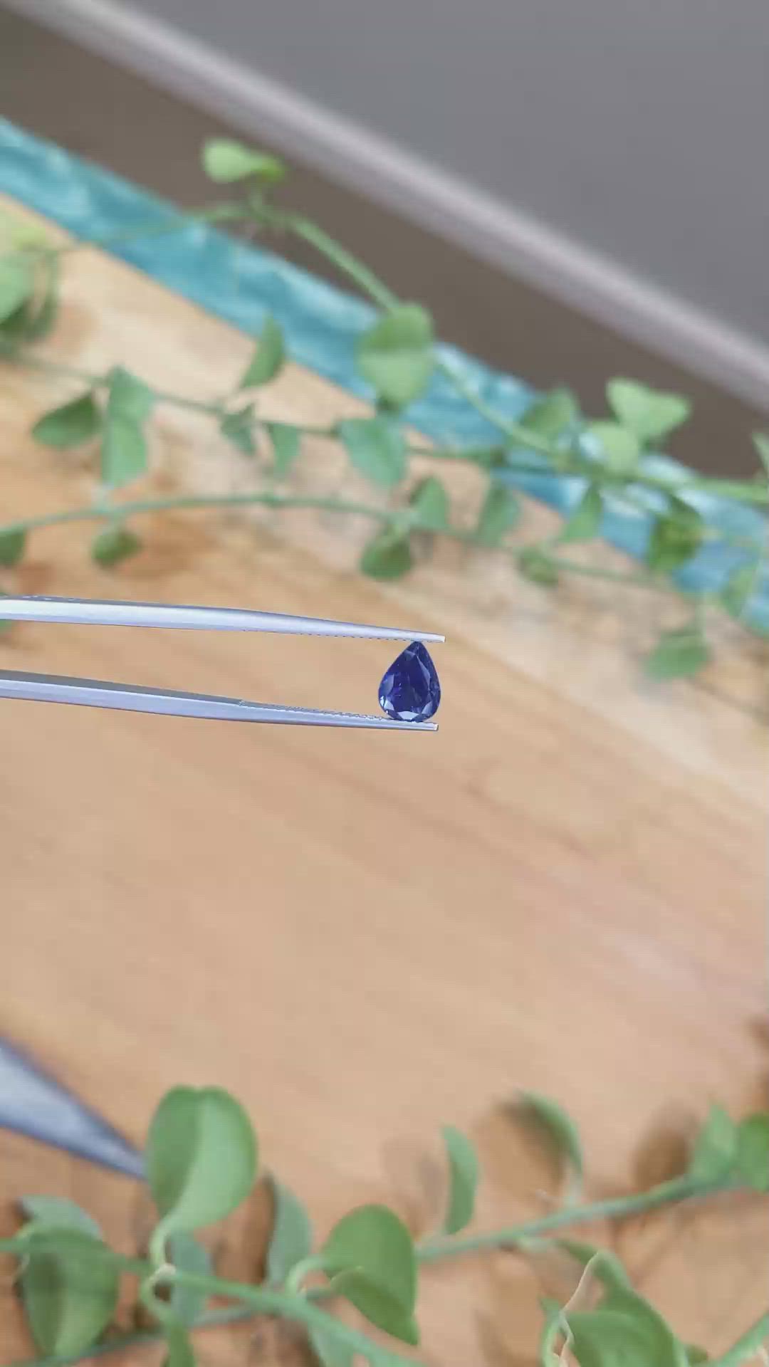 1.85 Ct. Blue Sapphire from Ceylon (Sri Lanka) Size Video