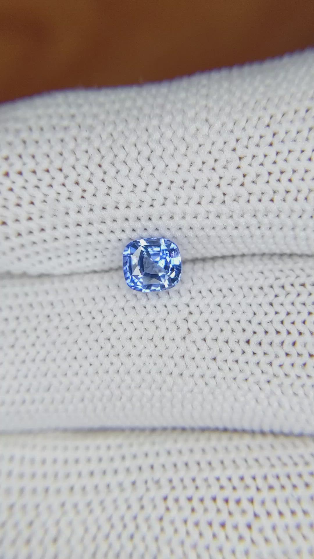 0.89 Ct. Blue Sapphire from Ceylon (Sri Lanka) Size Video